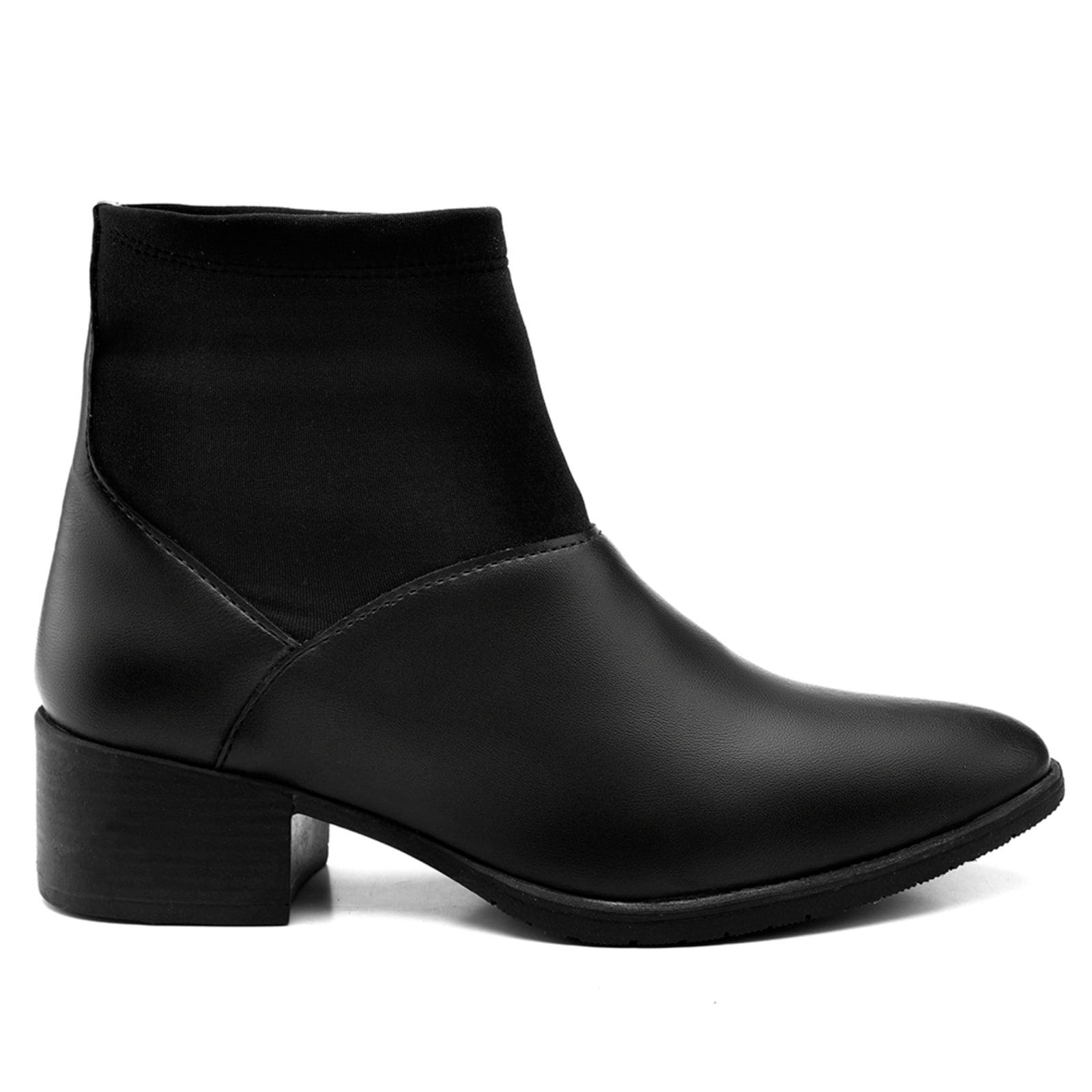 Vista 2 Bota Feminina Country Chelsea Cano Curto Lavini Shoes Preta Lavini Shoes preto