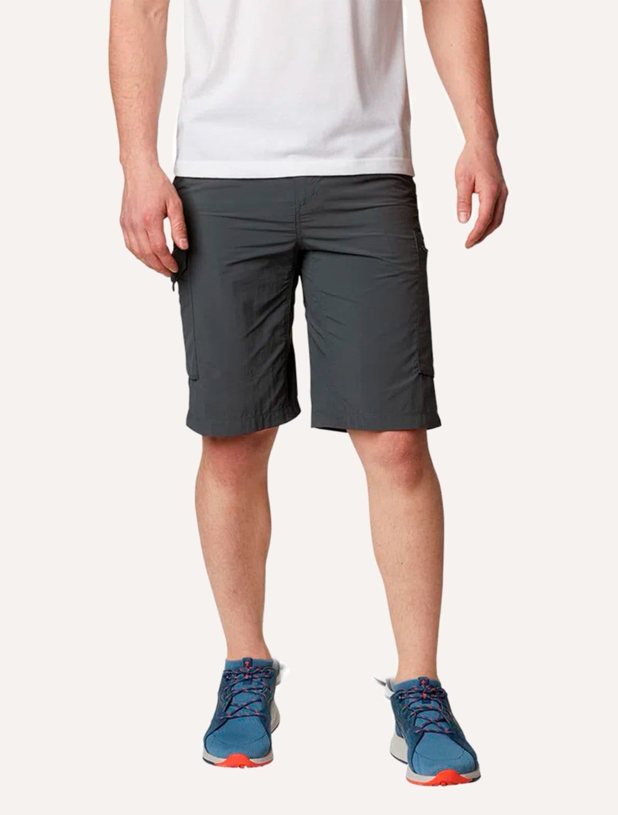 Bermuda Columbia Masculina Cargo Silver Ridge Cinza Escuro