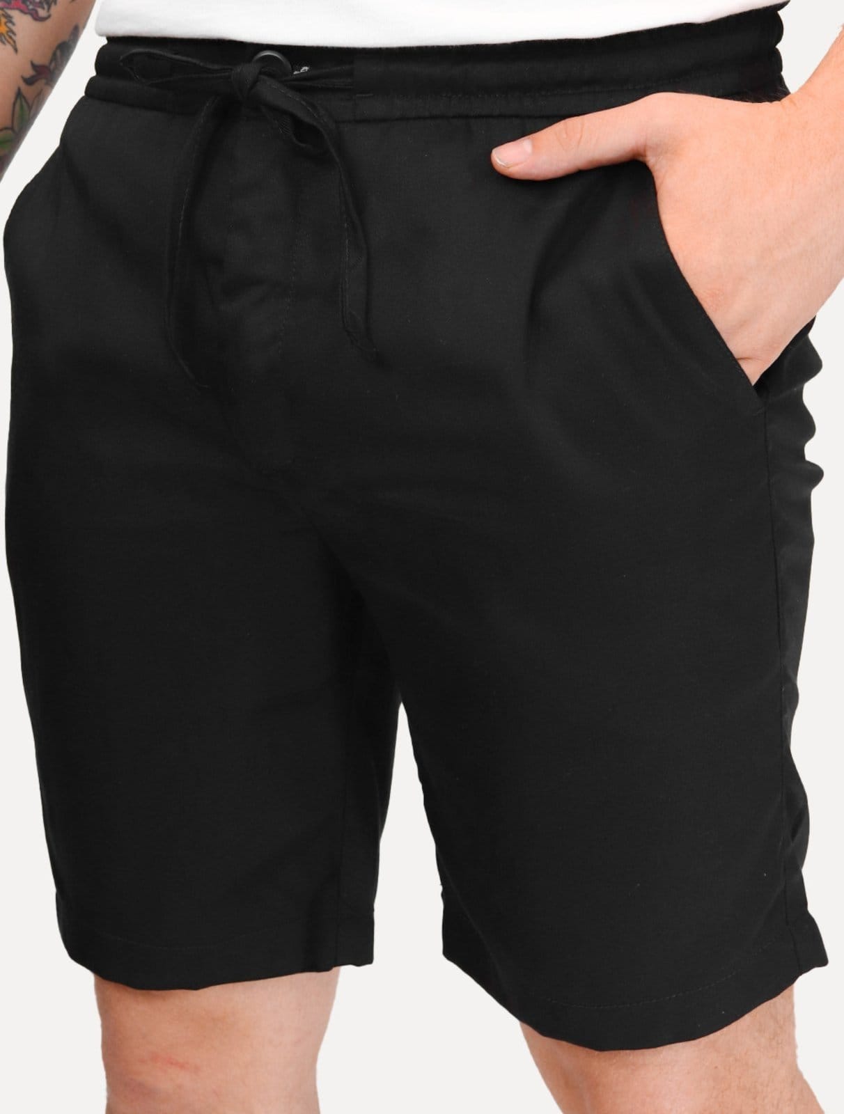 Short Calvin Klein Masculino Jeans Color Cós Elástico Silk Lateral