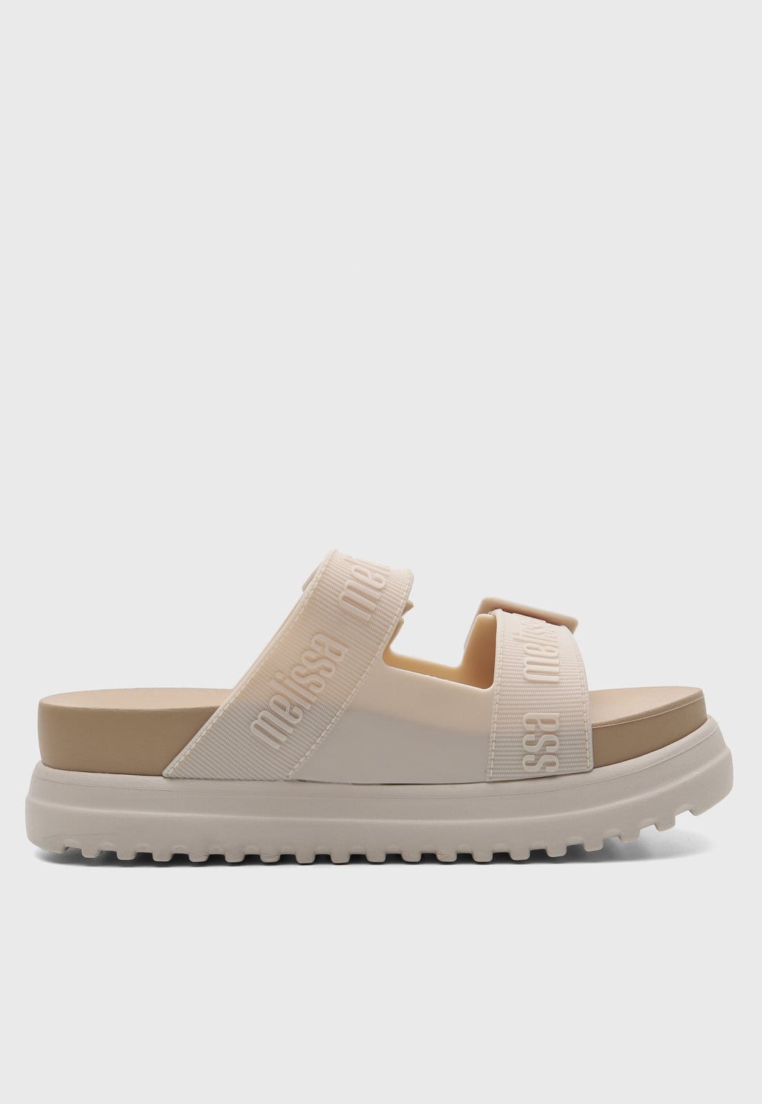 Vista 2 Sandália Papete Melissa Cozy M Lover Platform Ad Off-White Melissa off-white white