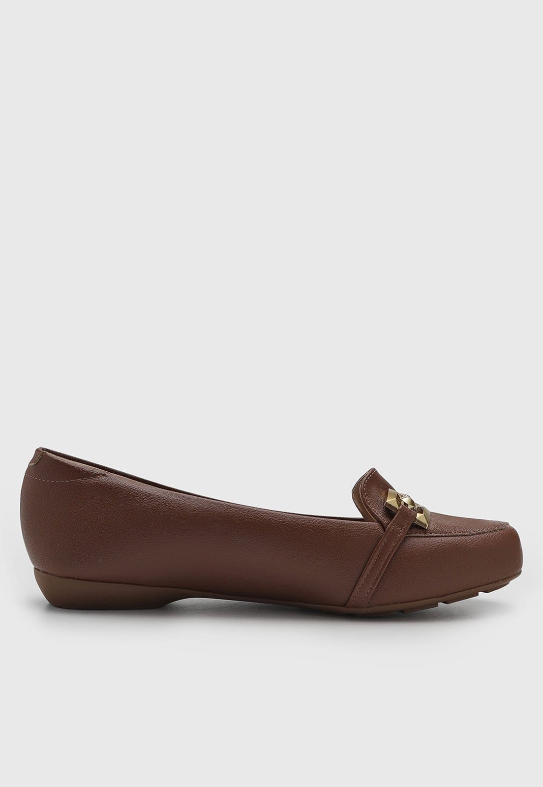 Vista 2 Sapatilha Feminina Modare Detalhe Metálico MODARE bege