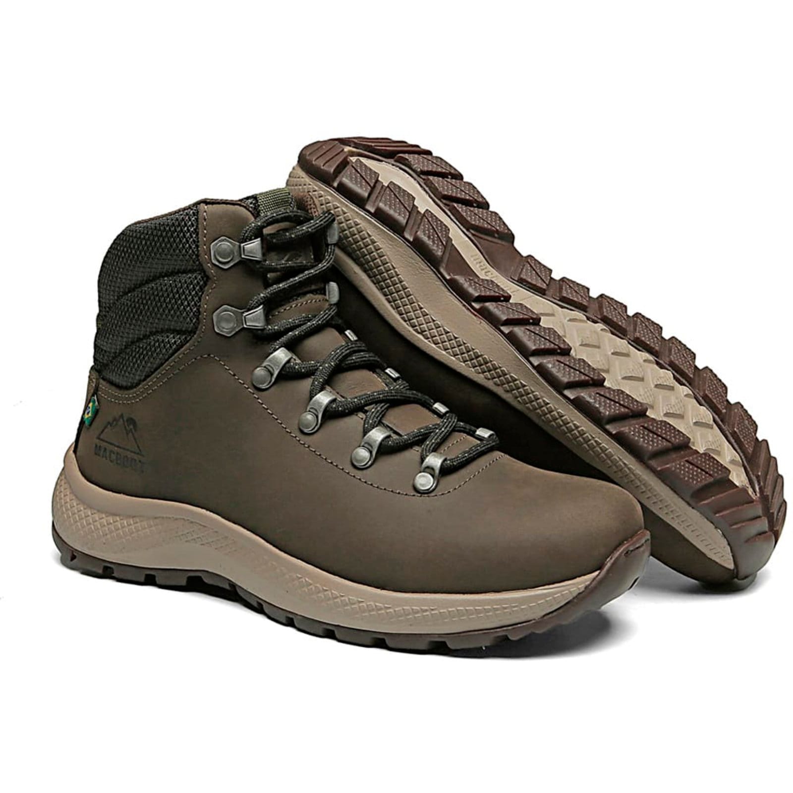 Vista 2 Bota Macboot Batu 14 Feminino Mac Boot cinza