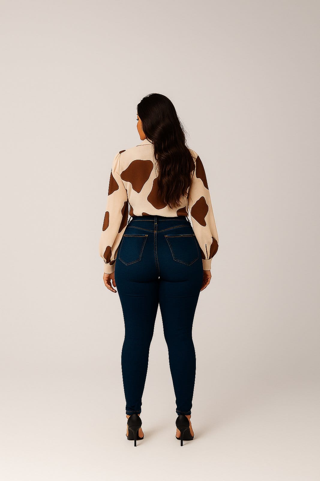 Vista 2 Calça Feminina D Bell Outlet Fashion Skinny Azul Escuro D BELL OUTLET FASHION azul marinho/jeans