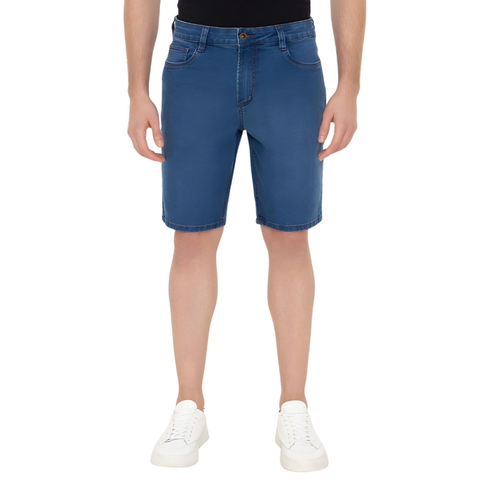 Bermuda Masculina Reta Com Elastano