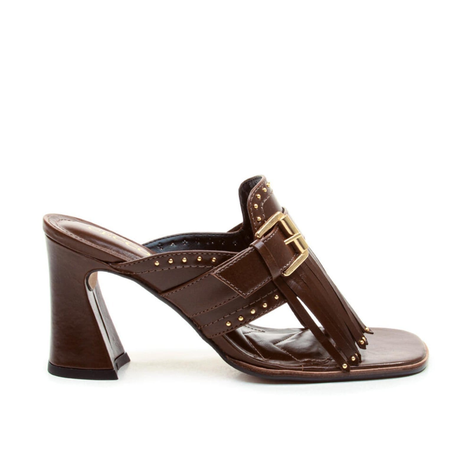 Tamanco Couro Salto Médio Cecconello 2888001-2