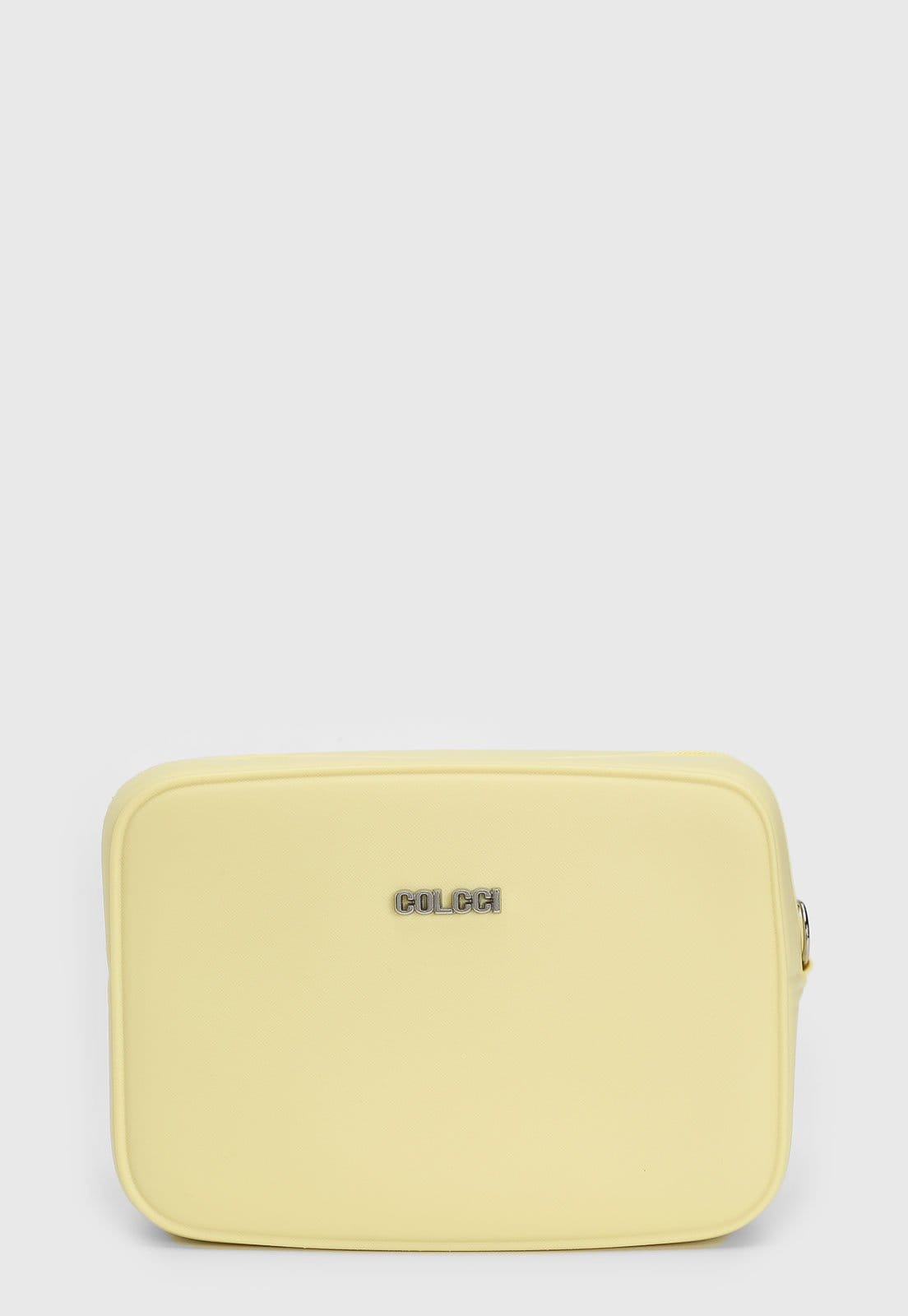 Bolsa Feminina Colcci Média Logo Metalizado Amarela