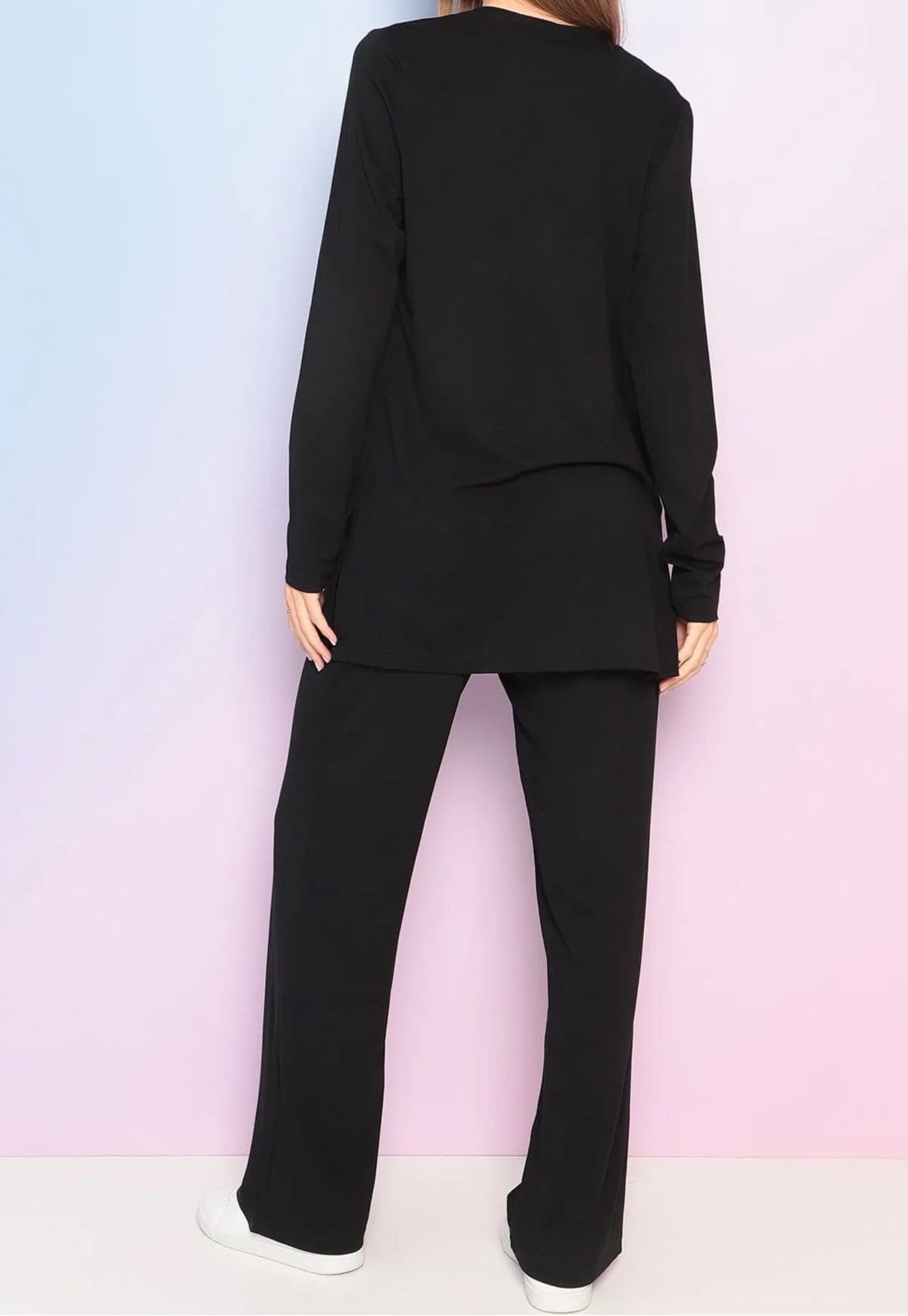 Vista 2 Conjunto Maria Paes 3 Peças Maria Paes preto