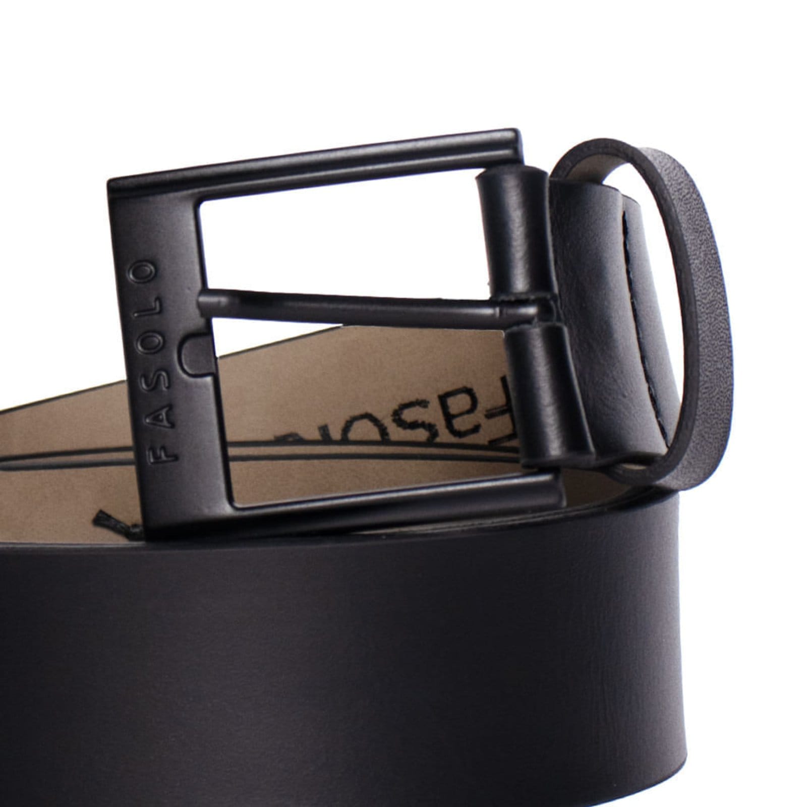 Cinto Masculino Fasolo E125148 751 Couro Fivela - 2