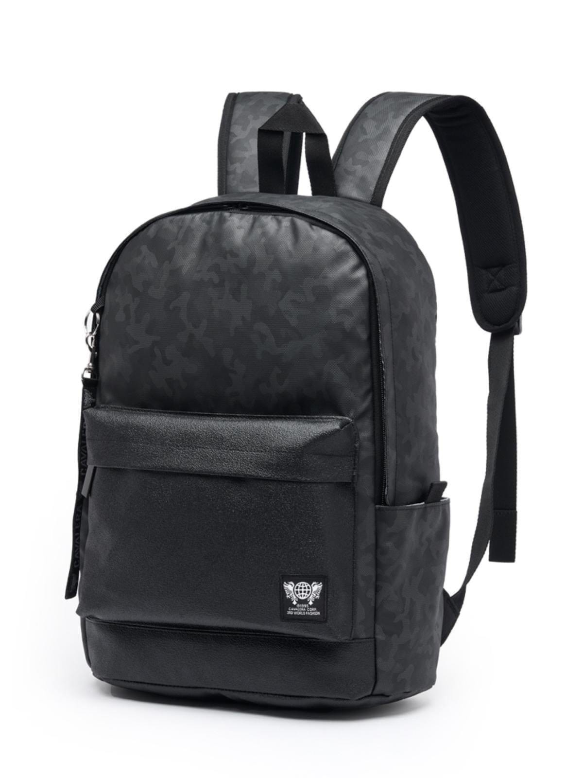 Vista 2 Mochila Masculina Cavalera Escolar faculdade Resistente Cavalera preto