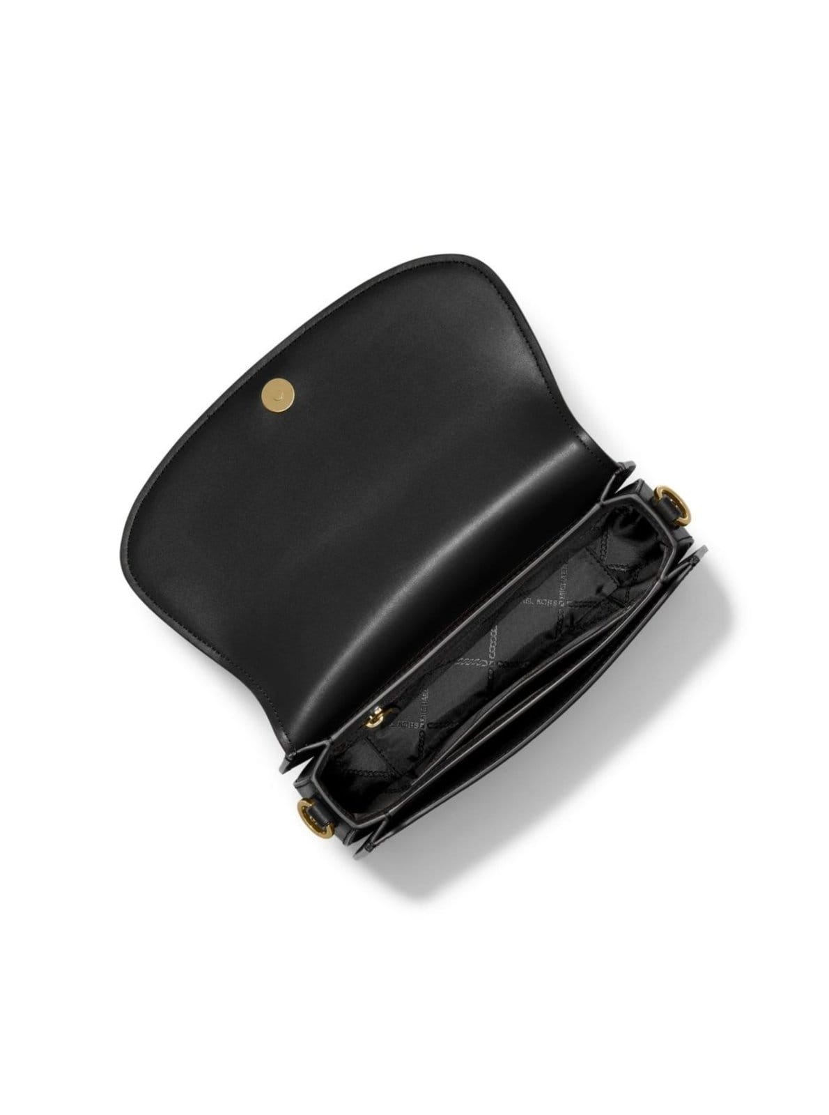 Vista 2 Bolsa Transversal Mila Média De Couro 30S3gimm8l001 Michael Kors preto