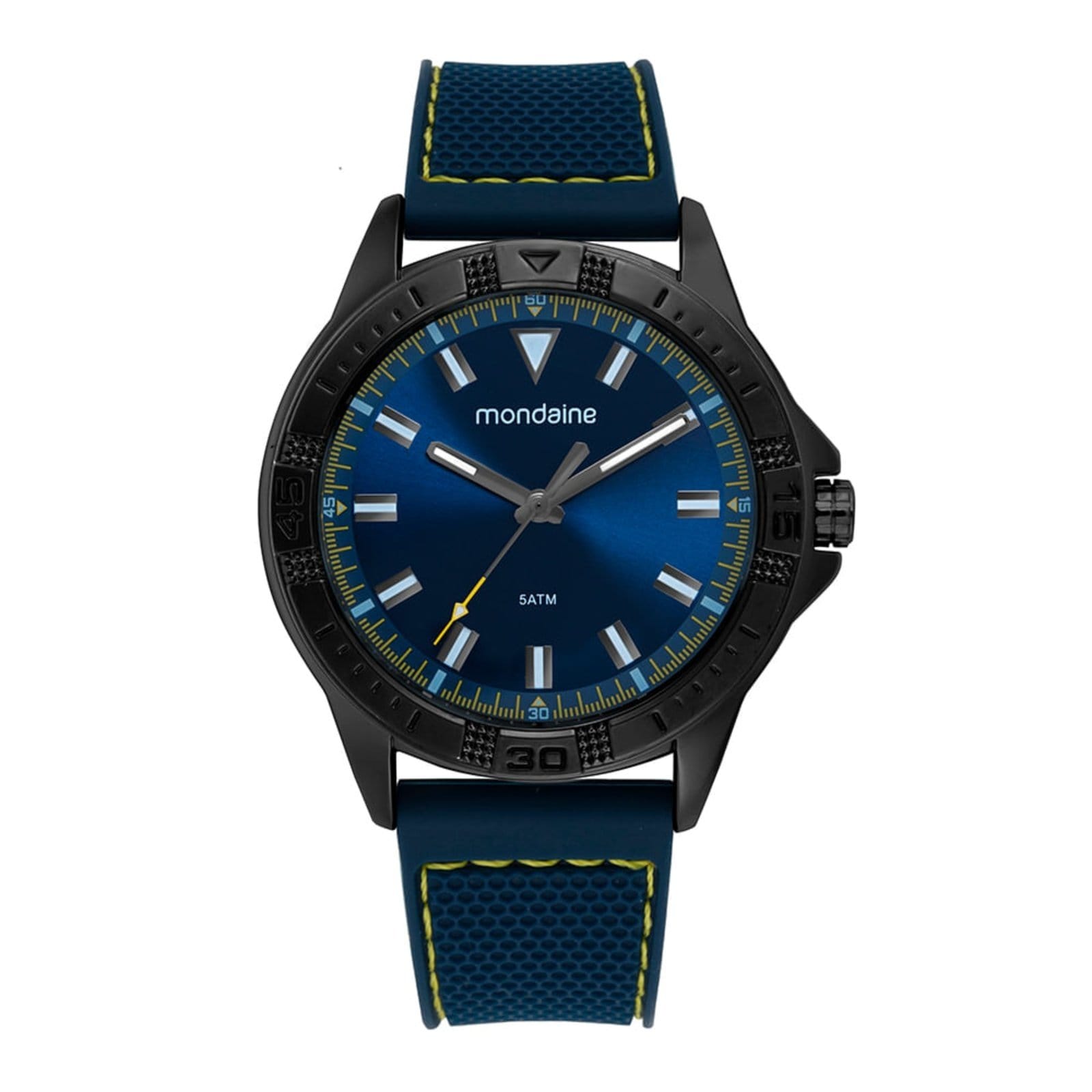 Relógio Masculino Esportivo Silicone Preto