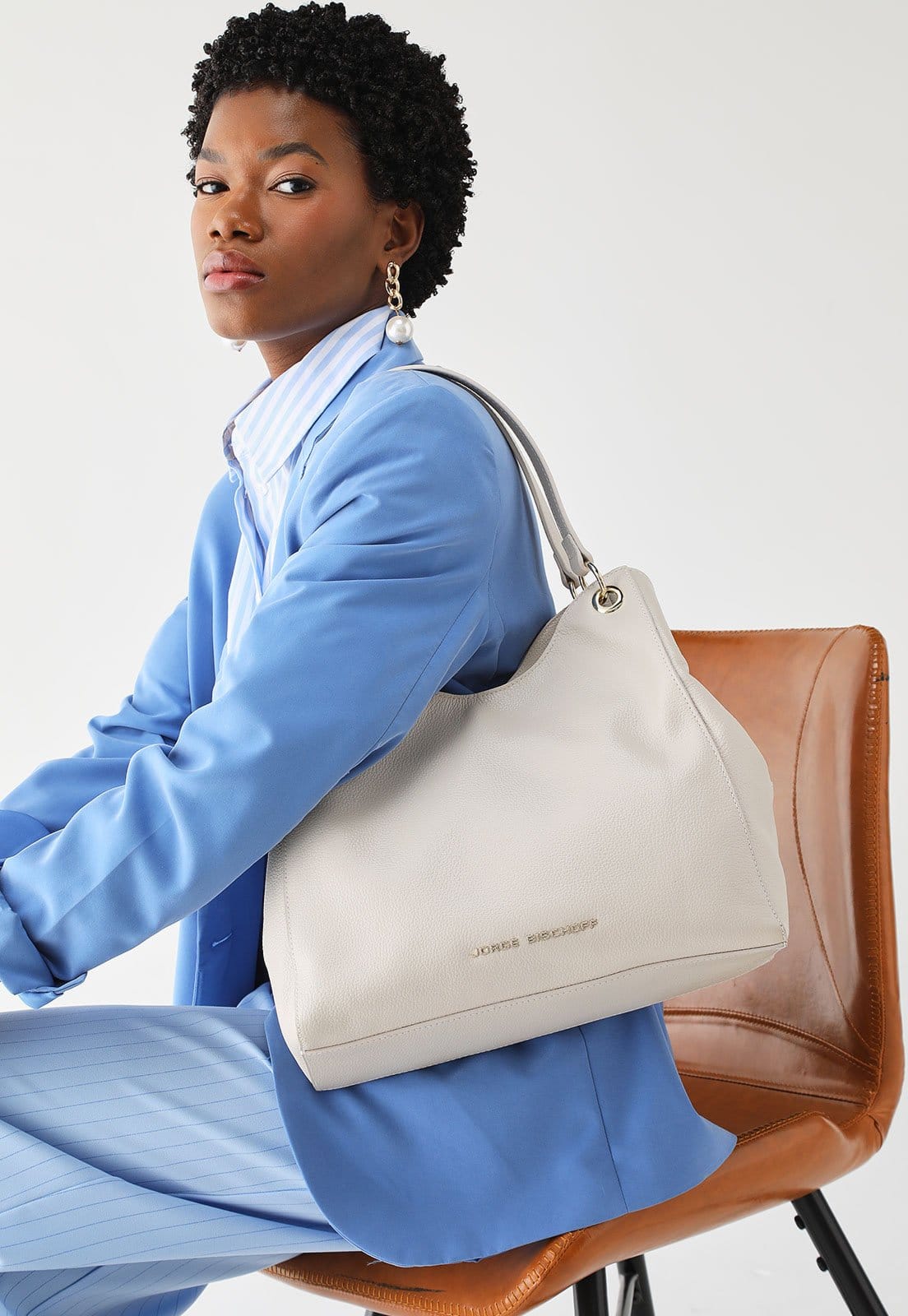 Bolsa Jorge Bischoff Sacola Off White