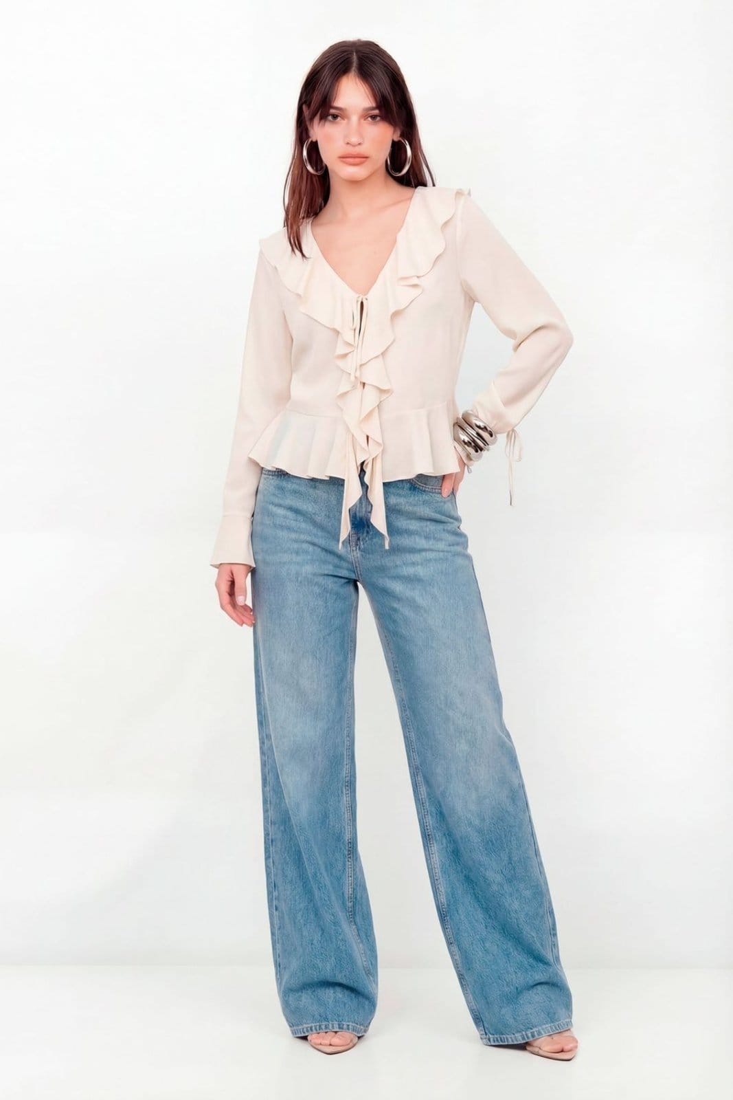Calça Wide Leg Feminino