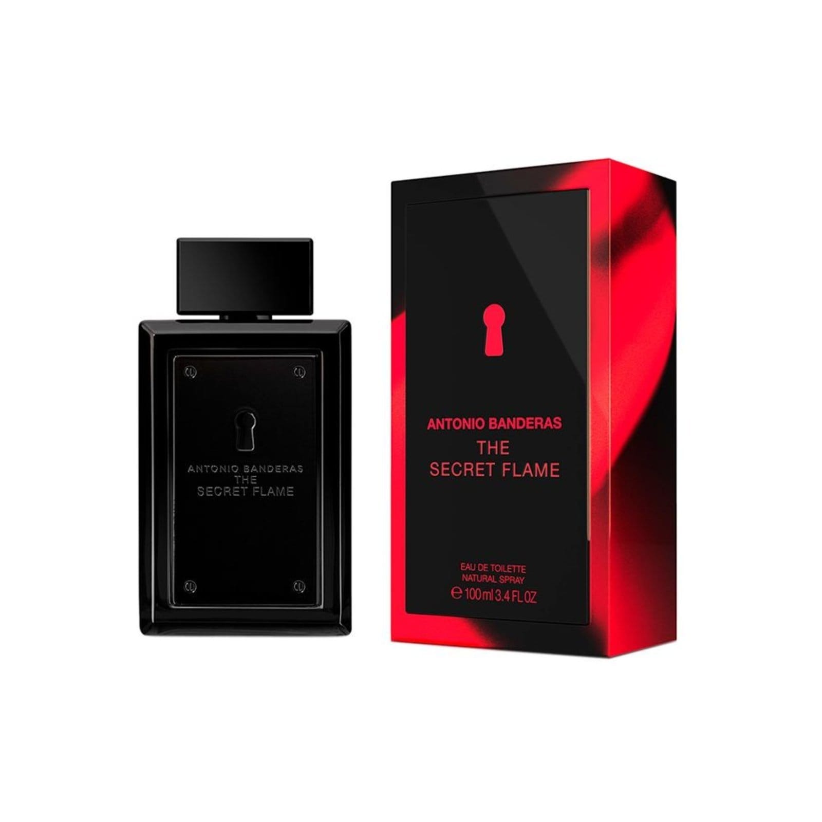 Vista 2 Banderas The Secret Flame Eau de Toilette Perfume Masculino Banderas incolor