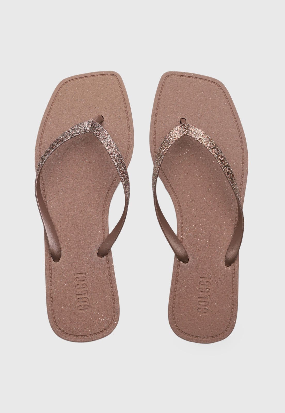 Chinelo Feminino Colcci Tiras Finas Glitter