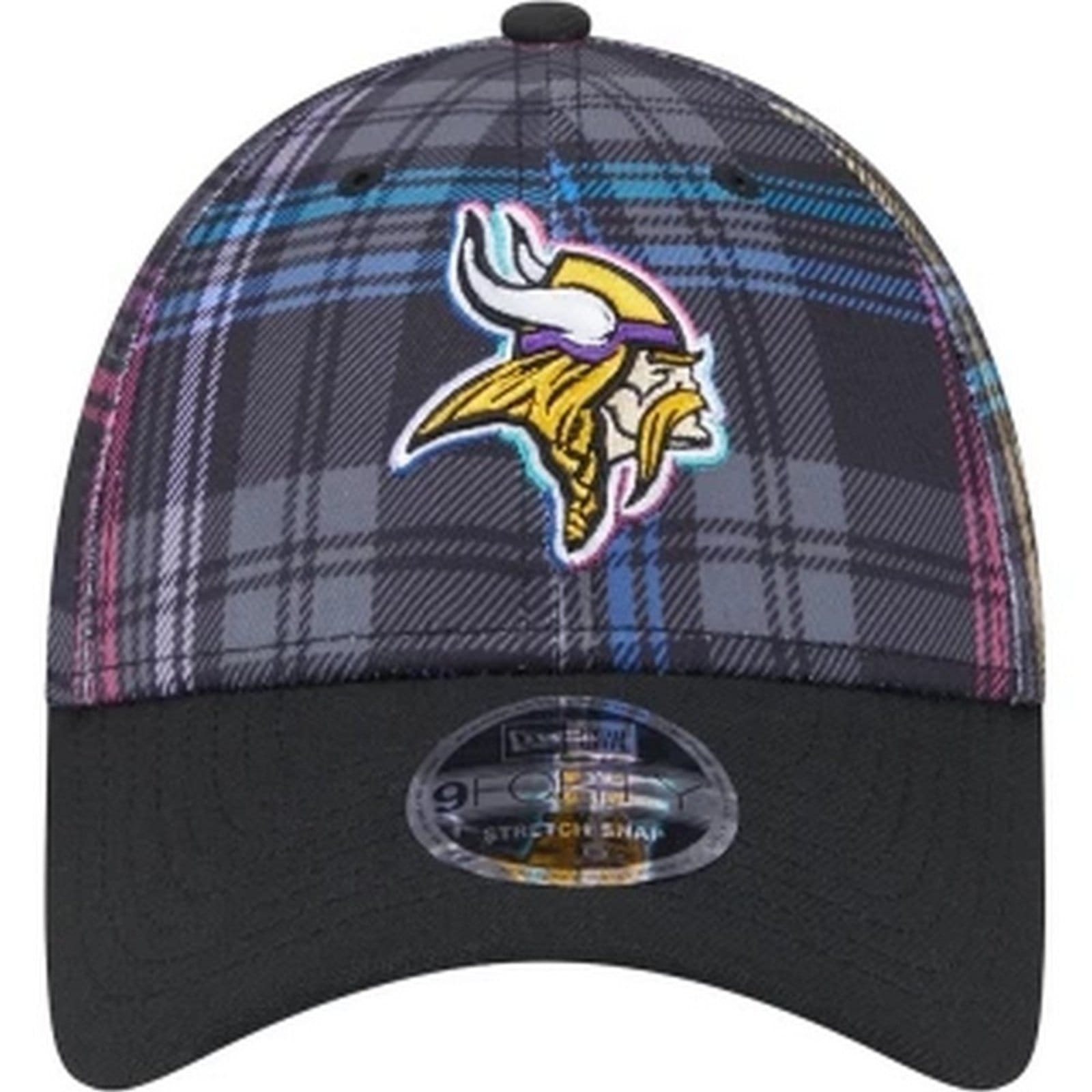 Vista 2 Boné New Era 9FORTY Stretch Snap Minnesota Vikings NFL Crucial Catch 2024 new era multicolorido