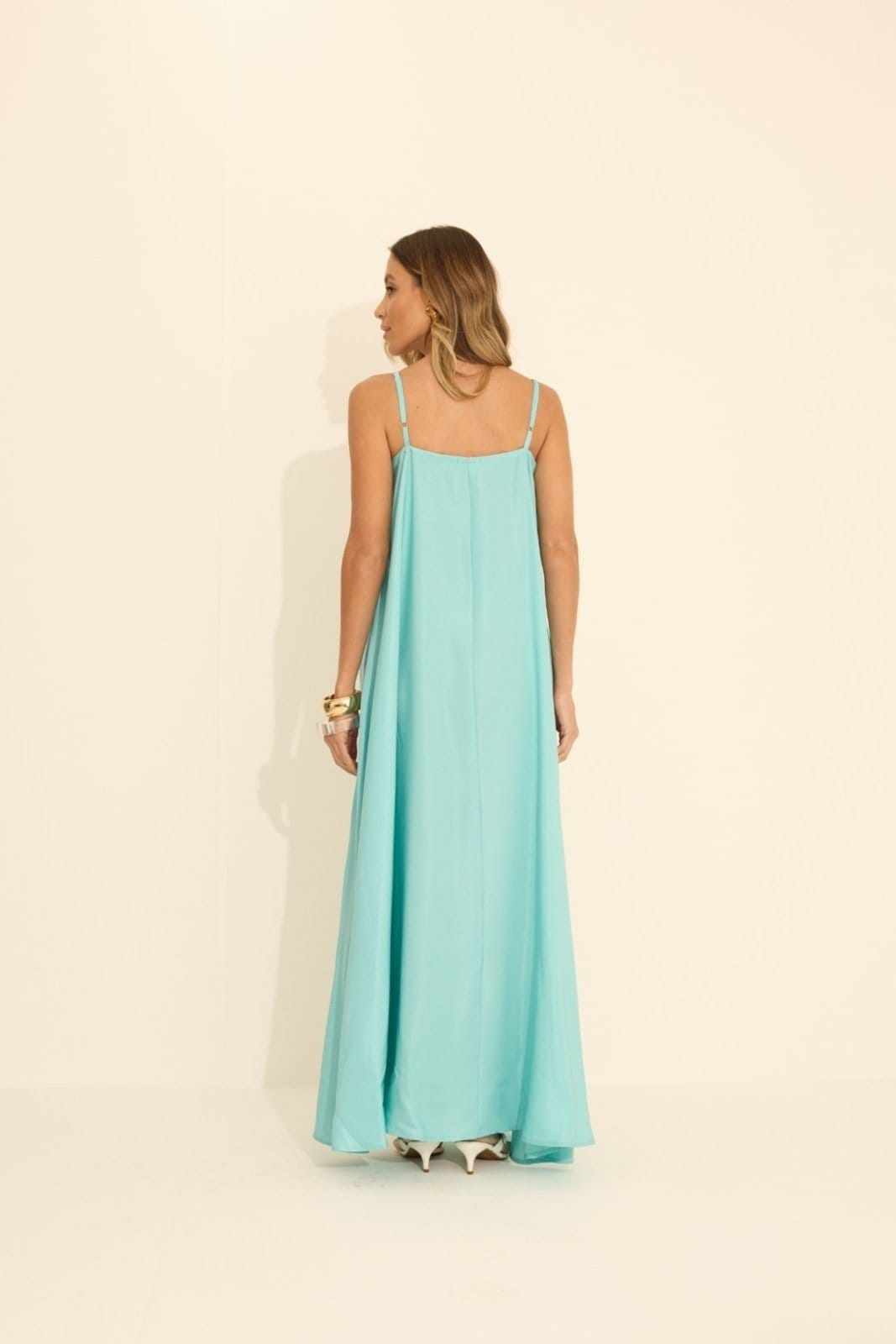 Vista 2 Vestido Vanibele Amplo Vanibele azul