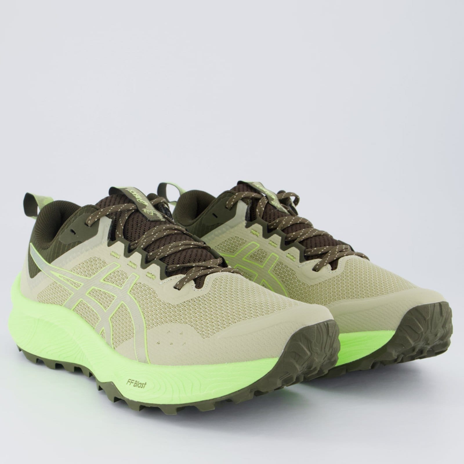 Vista 2 Tênis Asics Trabuco Terra 3 ASICS verde