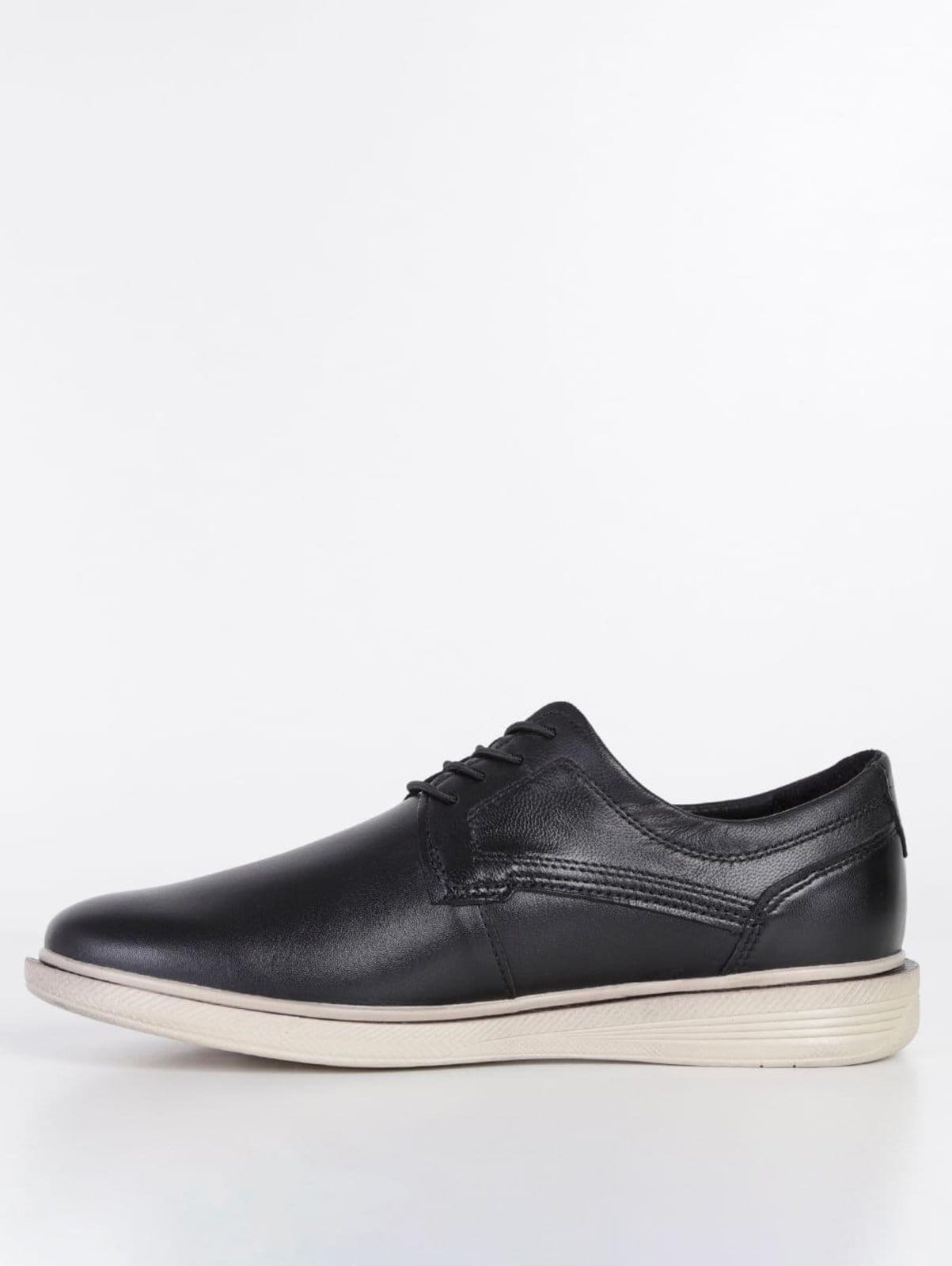 Vista 2 Sapato Casual Couro Pegada Masculino Preto PEGADA unico