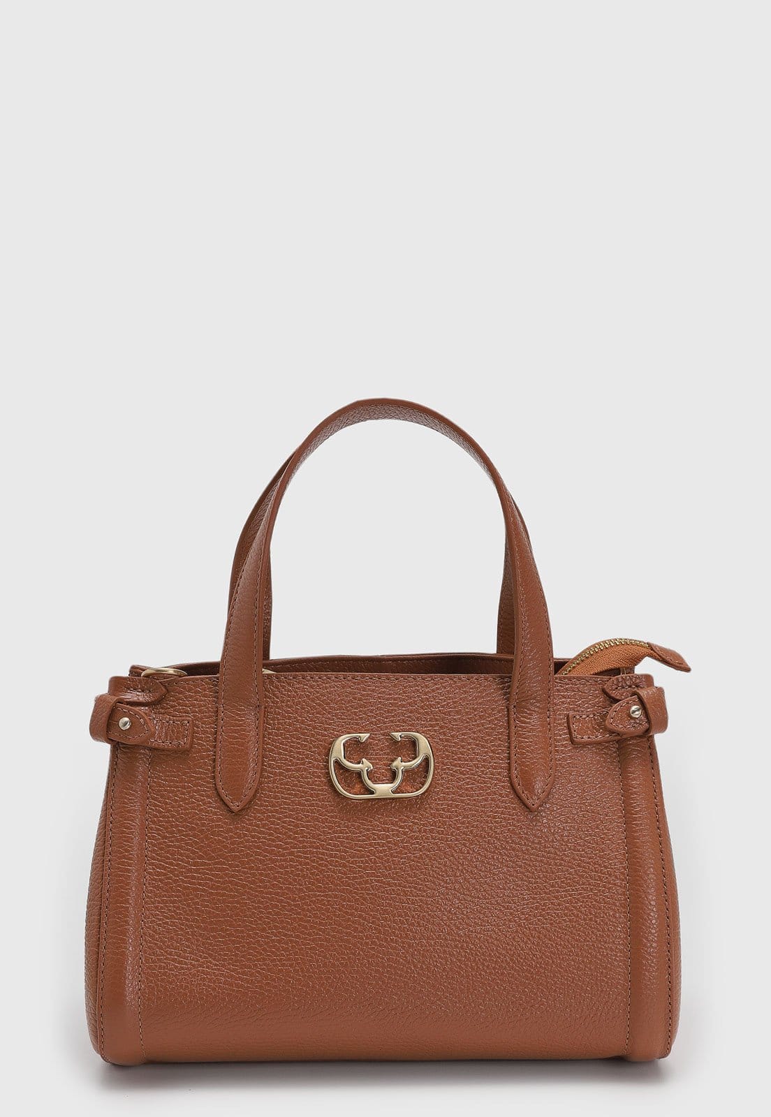 Bolsa Feminina Capodarte Média Texturizada Caramelo