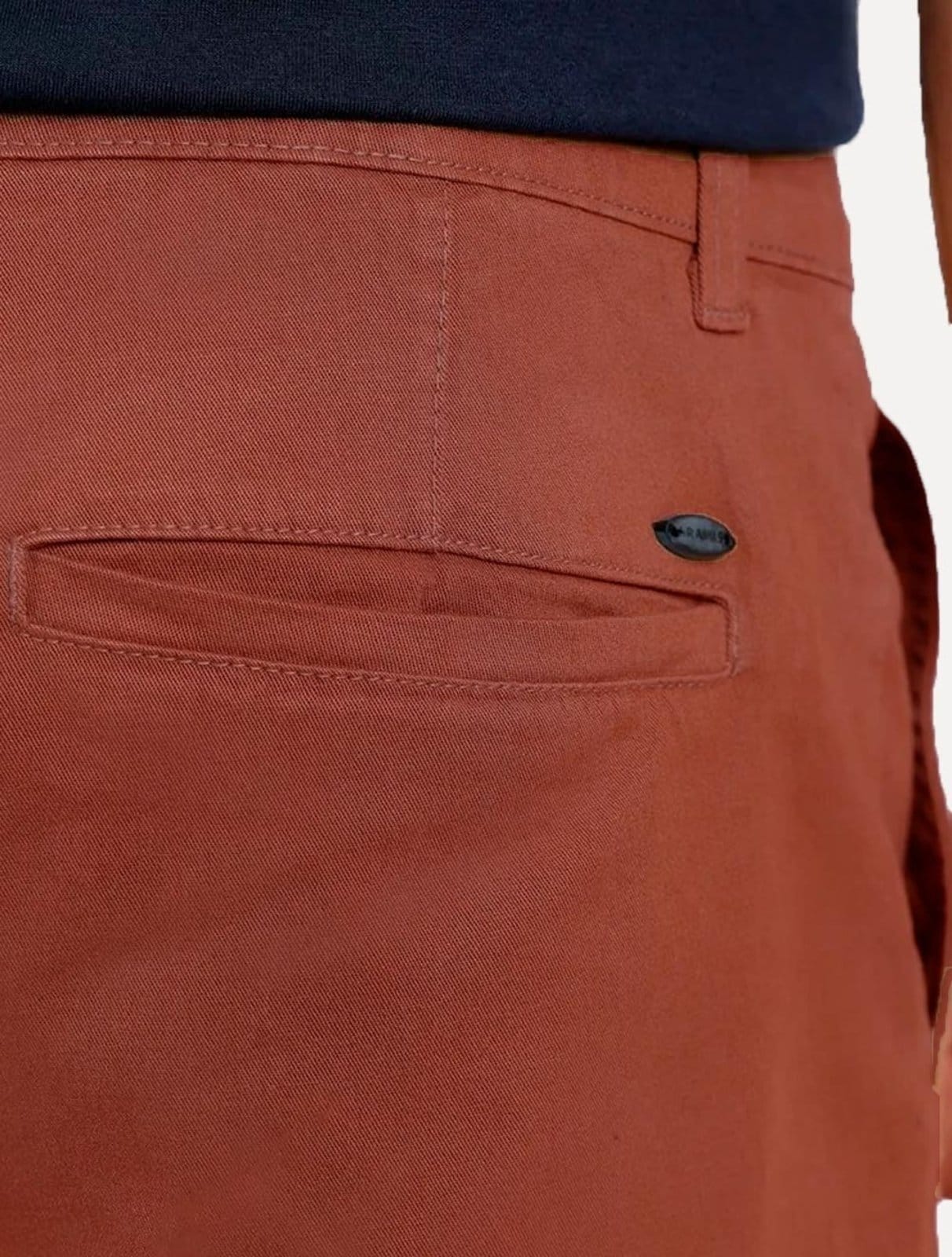 Vista 2 Bermuda Aramis Masculina Chino Flame Terracota Aramis vermelho