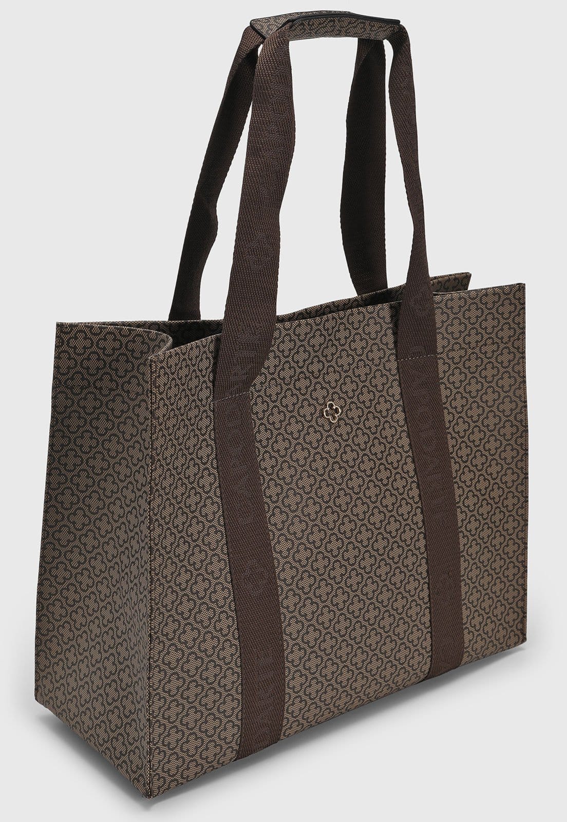 Vista 2 Bolsa Feminina Capodarte Monograma Grande Capodarte caramelo