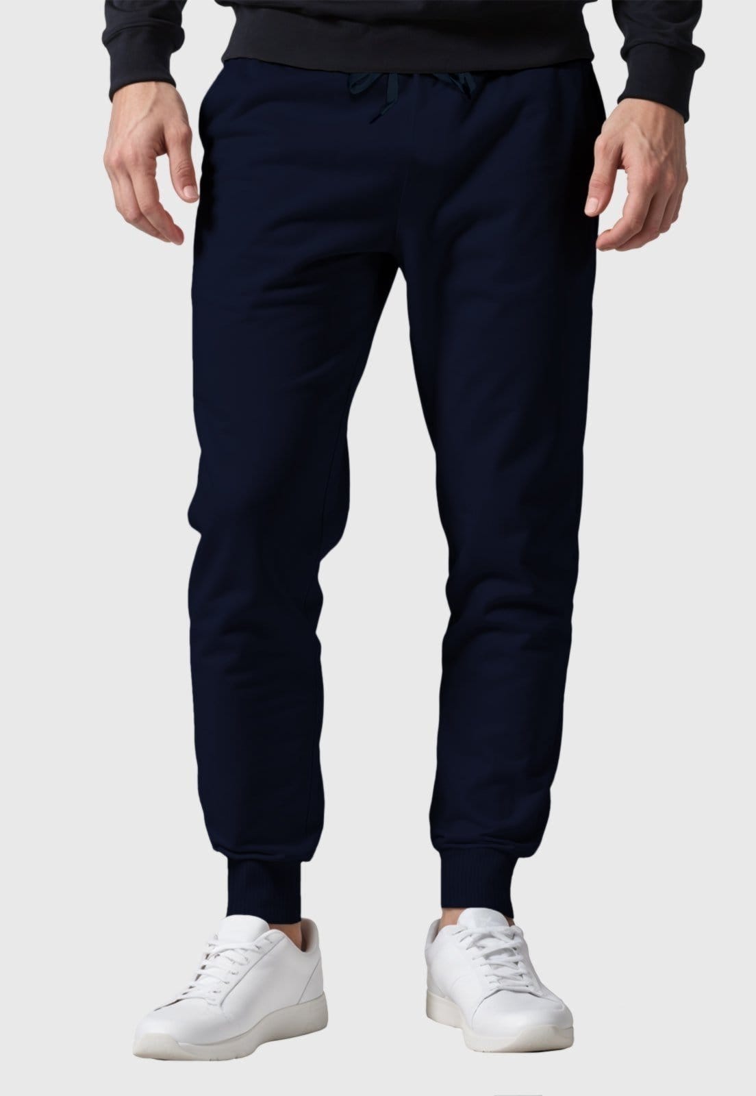 Vista 2 Kit 3 Calças Moletom Flanelado Masculino Lisas Benellys Marinho Cinza Benellys preto