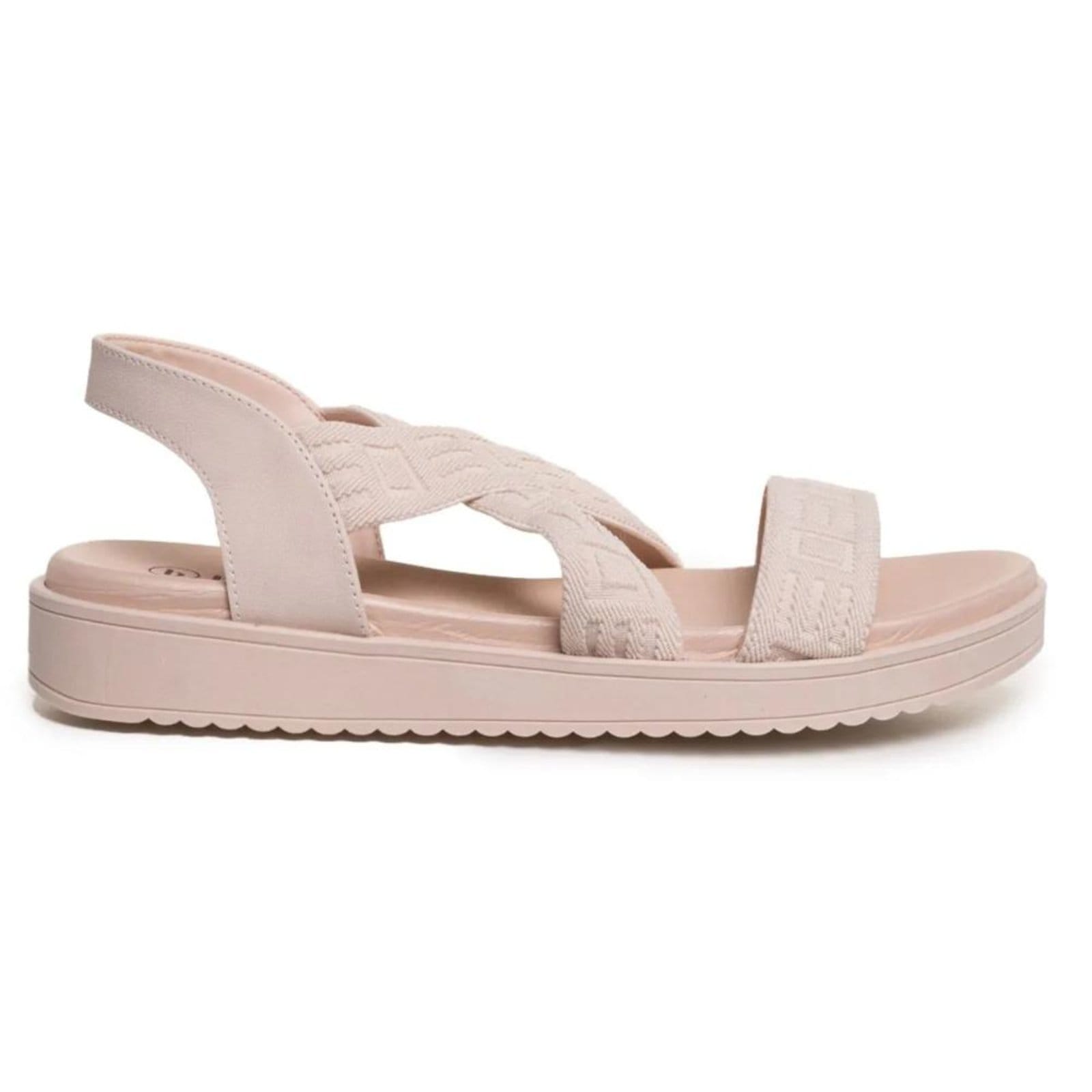 Vista 2 Sandália cê Anabela Tiras Feminina Off-white BEBECÊ off-white white