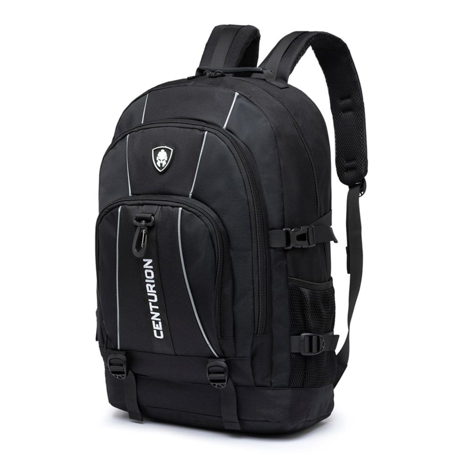 Vista 2 Mochila de Costas Espaçosa Trabalho Notebook Faculdade Centurion preto