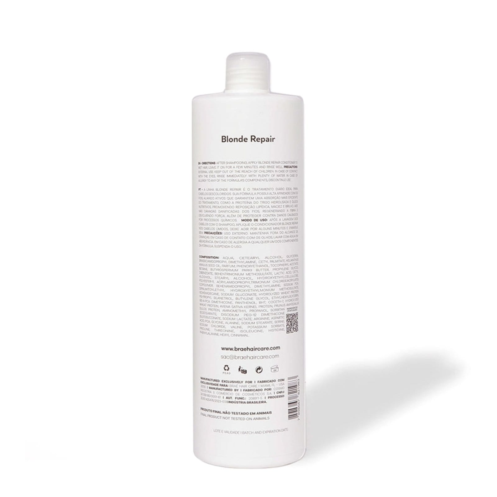 Vista 2 Braé Blond Repair - Condicionador 1L BRAÉ multicolorido