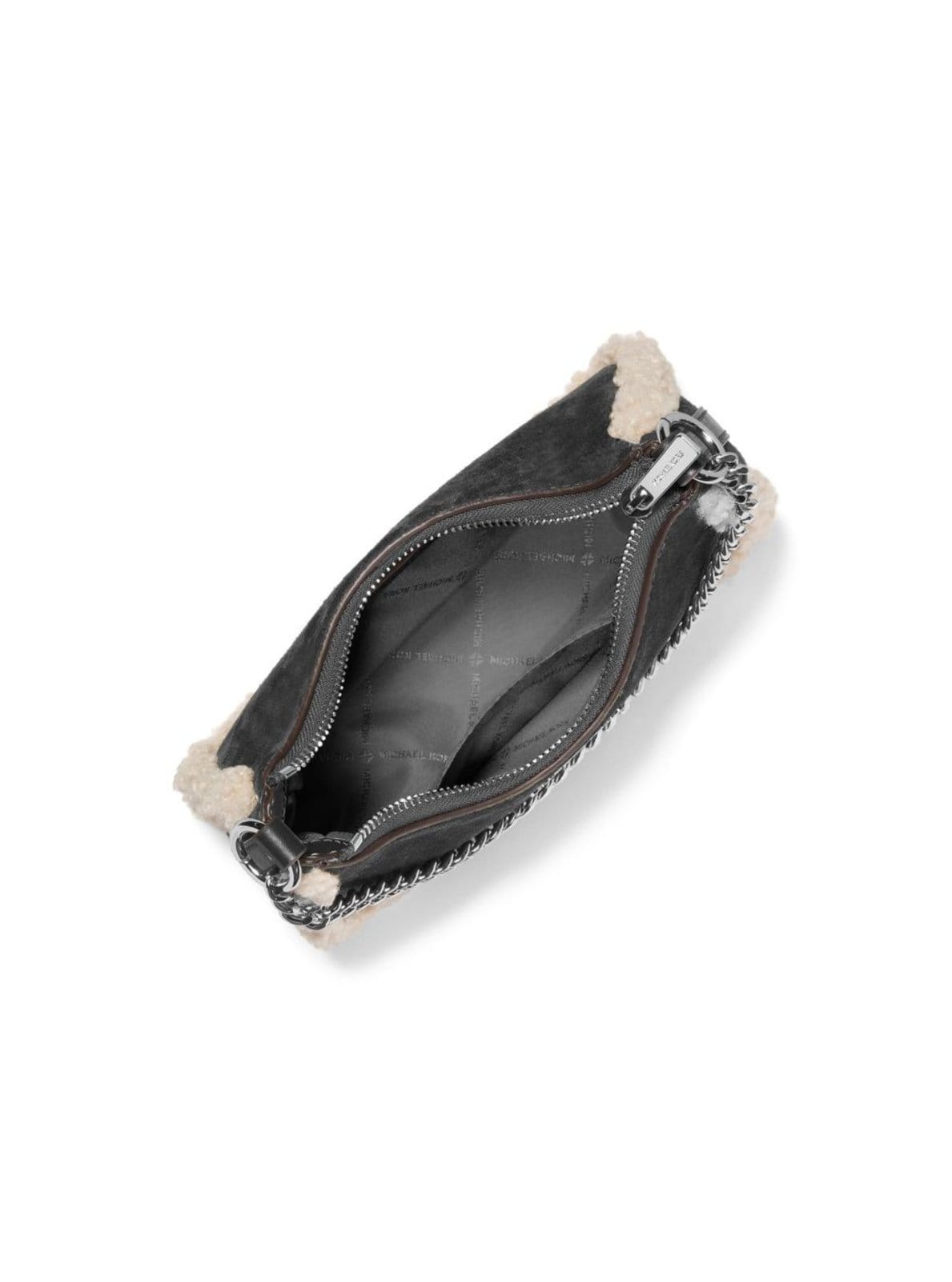 Vista 2 Bolsa Transversal Jet Set Pequena Em Couro 35F5STVC5S001 Michael Kors preto