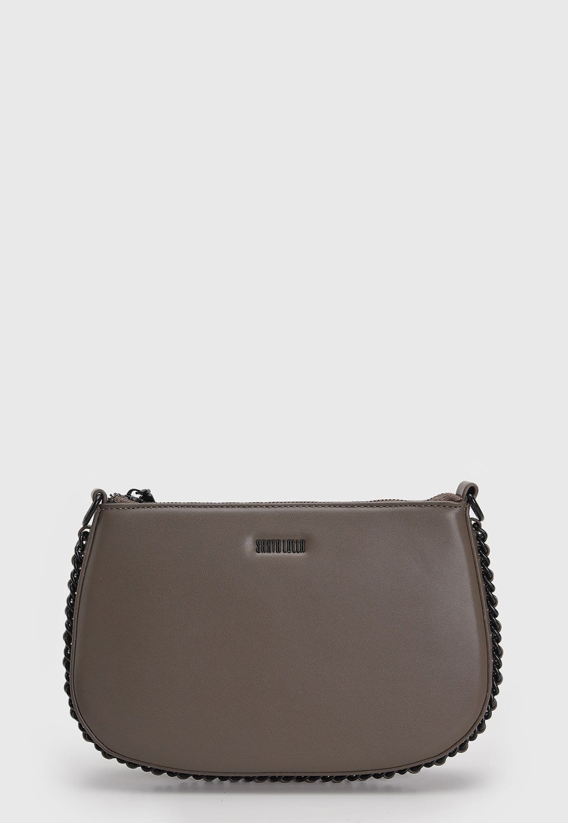 Bolsa Santa Lolla Alça Corrente Grafite