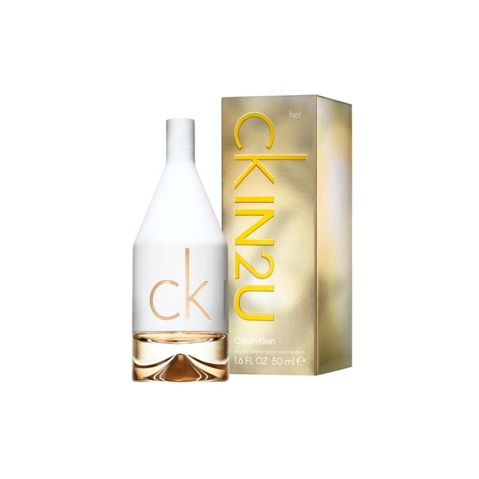 Vista 2 Calvin Klein Ck In2U For Her Eau de Toilette Perfume Feminino 50ml Calvin Klein incolor