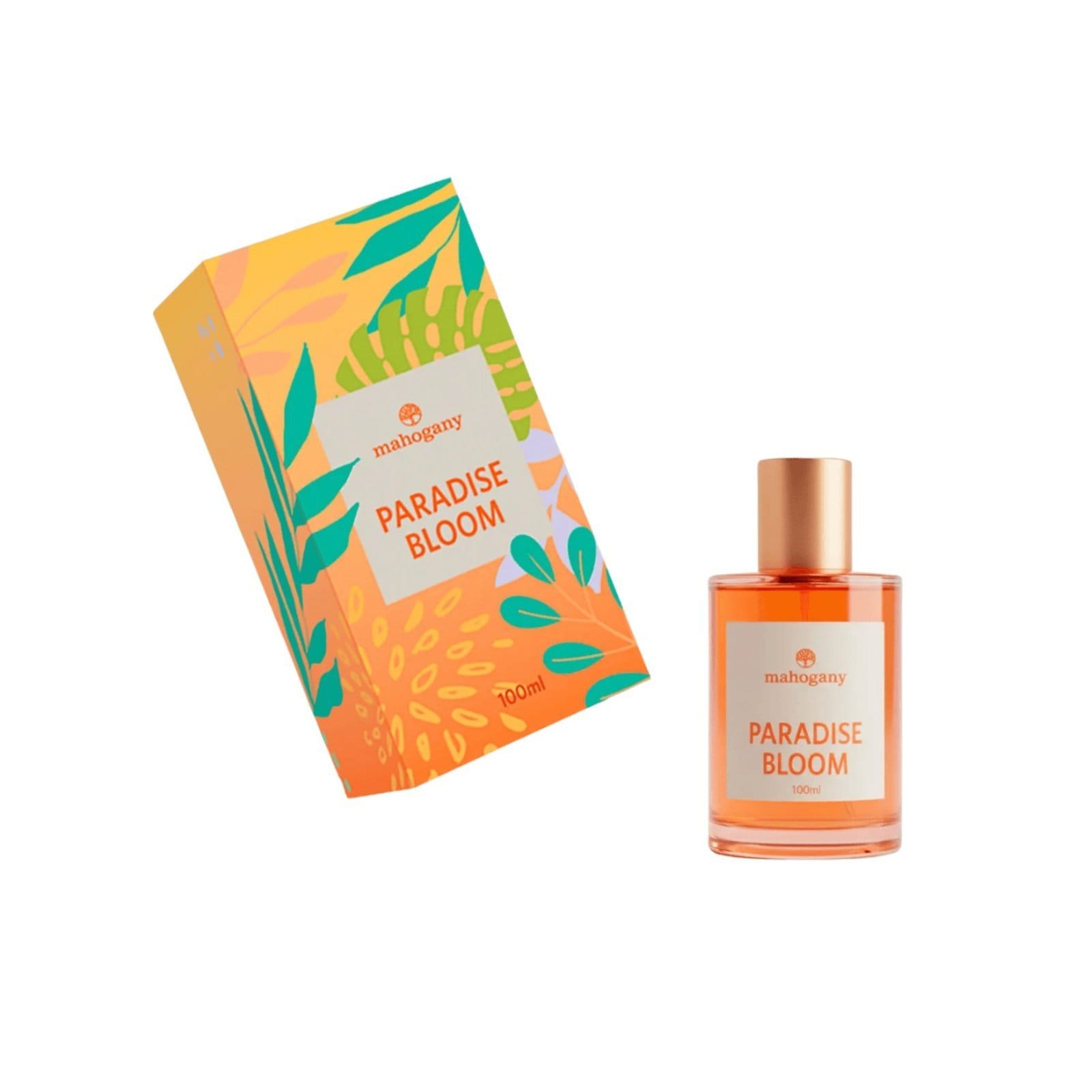 Vista 2 Mahogany Fragrância Paradise Bloom Mahogany laranja
