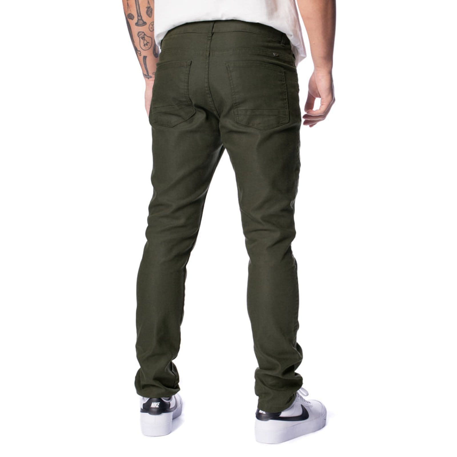 Calça Sarja Masculina Gangster Slim Militar - 2