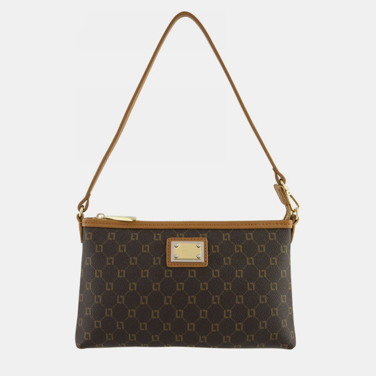 Bolsa Monograma Mocca Pequena- 10001000 Luz Da Lua Marrom