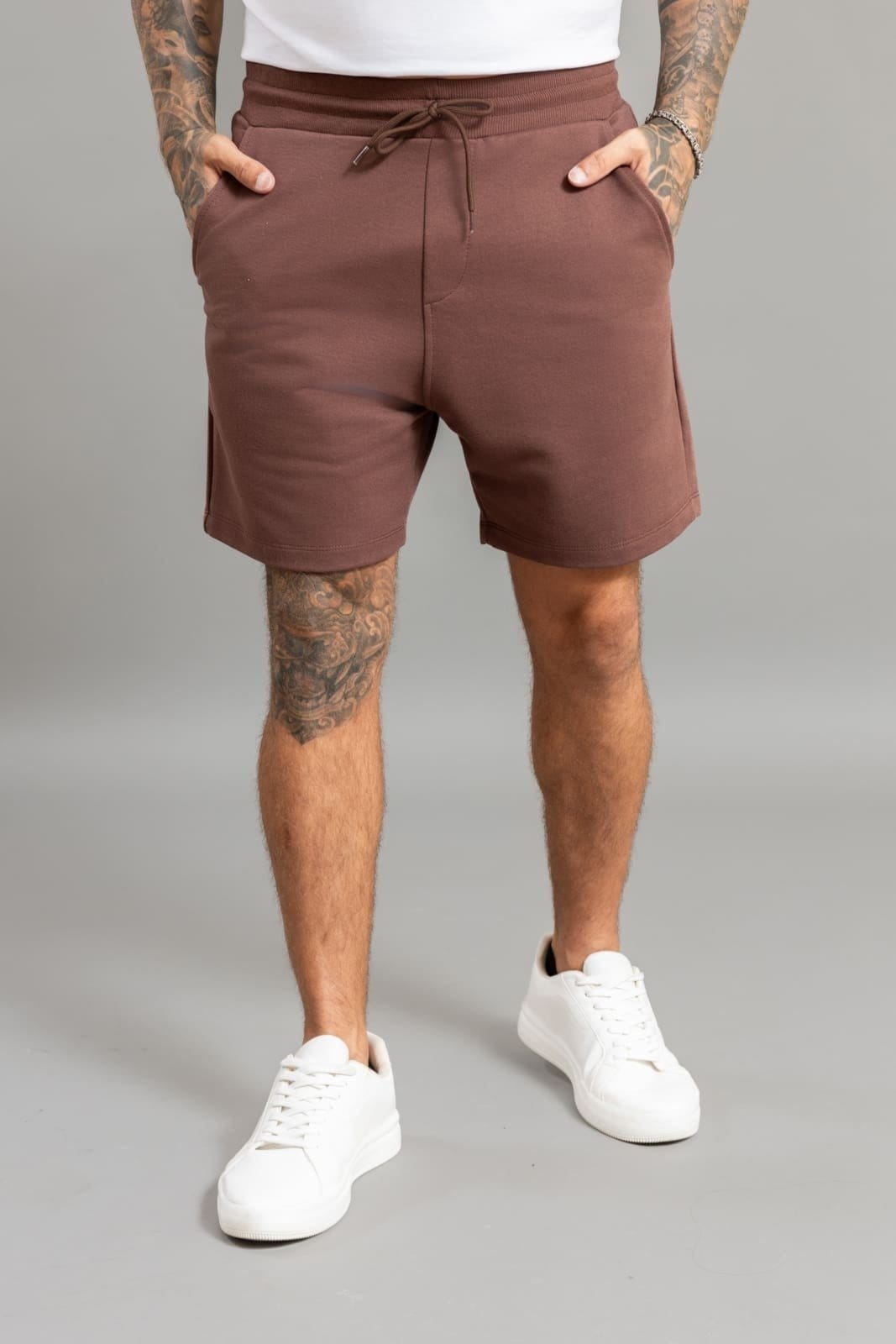 Bermuda Moletom Masculina Com Elástico e Cordão Dialogo Cafe