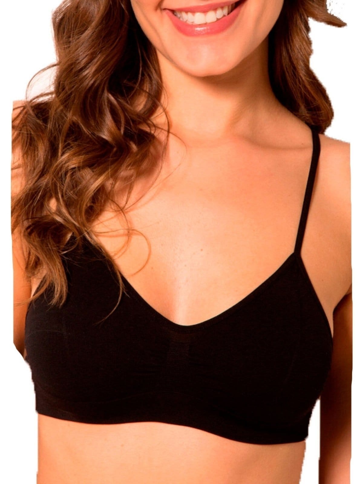 Vista 2 Kit com 3 Tops sem Aro e sem Bojo Trifil 4377 TRIFIL preto