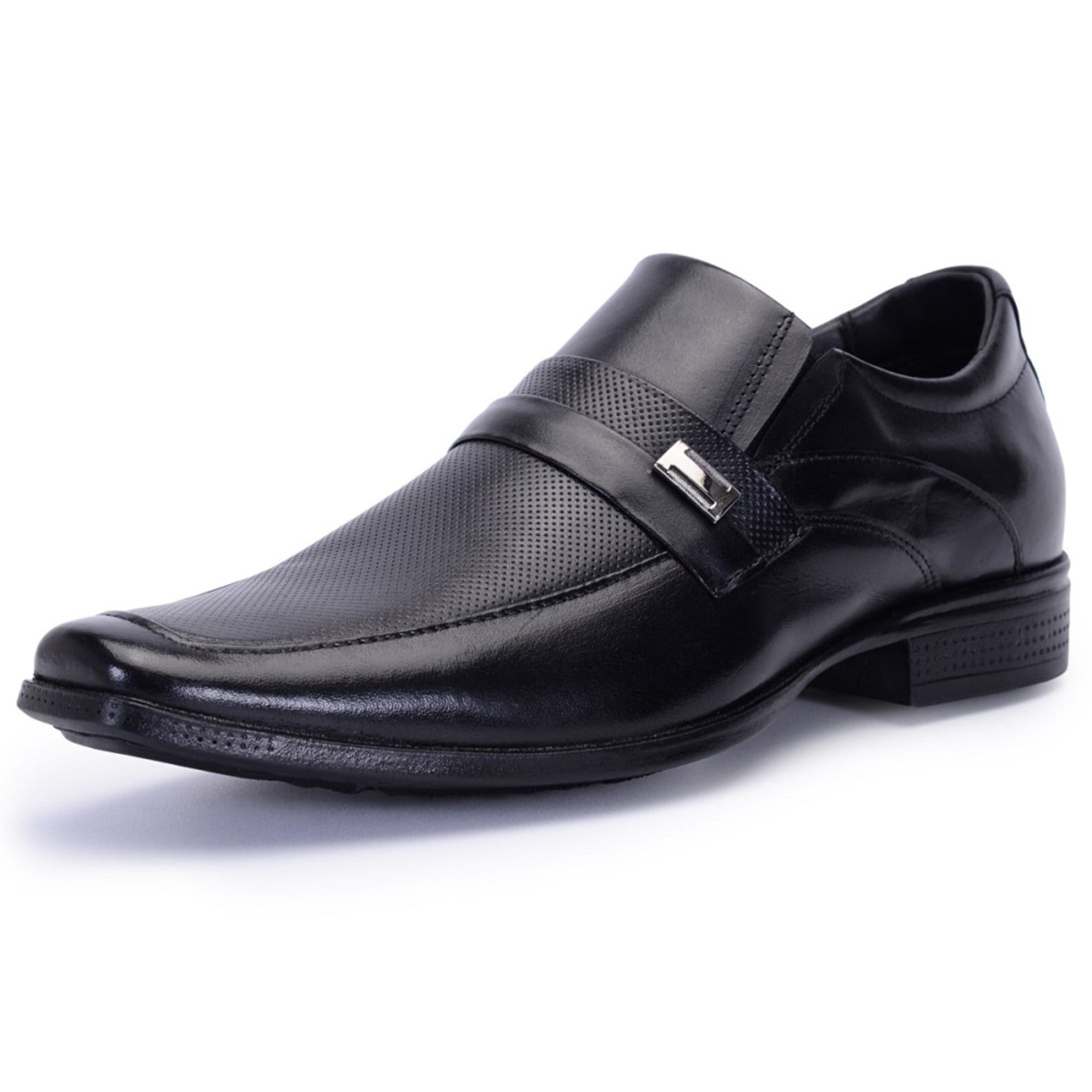Vista principal Sapato Social Masculino Ferrile Sport em Couro 18055 Ferrile preto