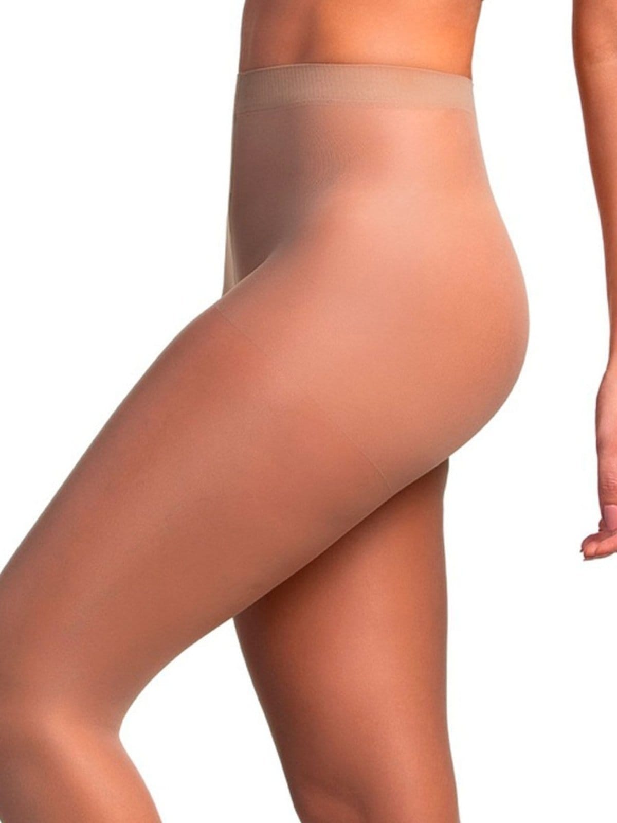 Vista 2 Meia Calça Fio 15 Adherence Trifil 6394 TRIFIL bege