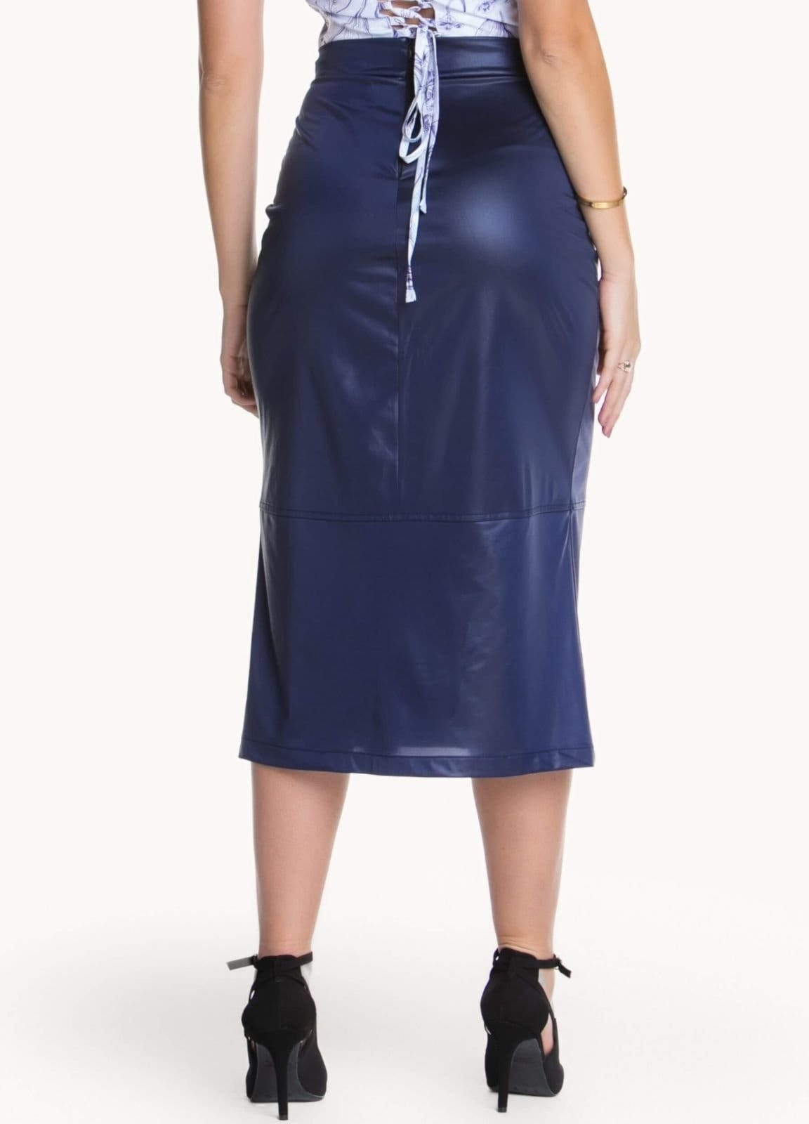 Vista 2 SAIA MIDI CIRRÊ Art Livre azul marinho