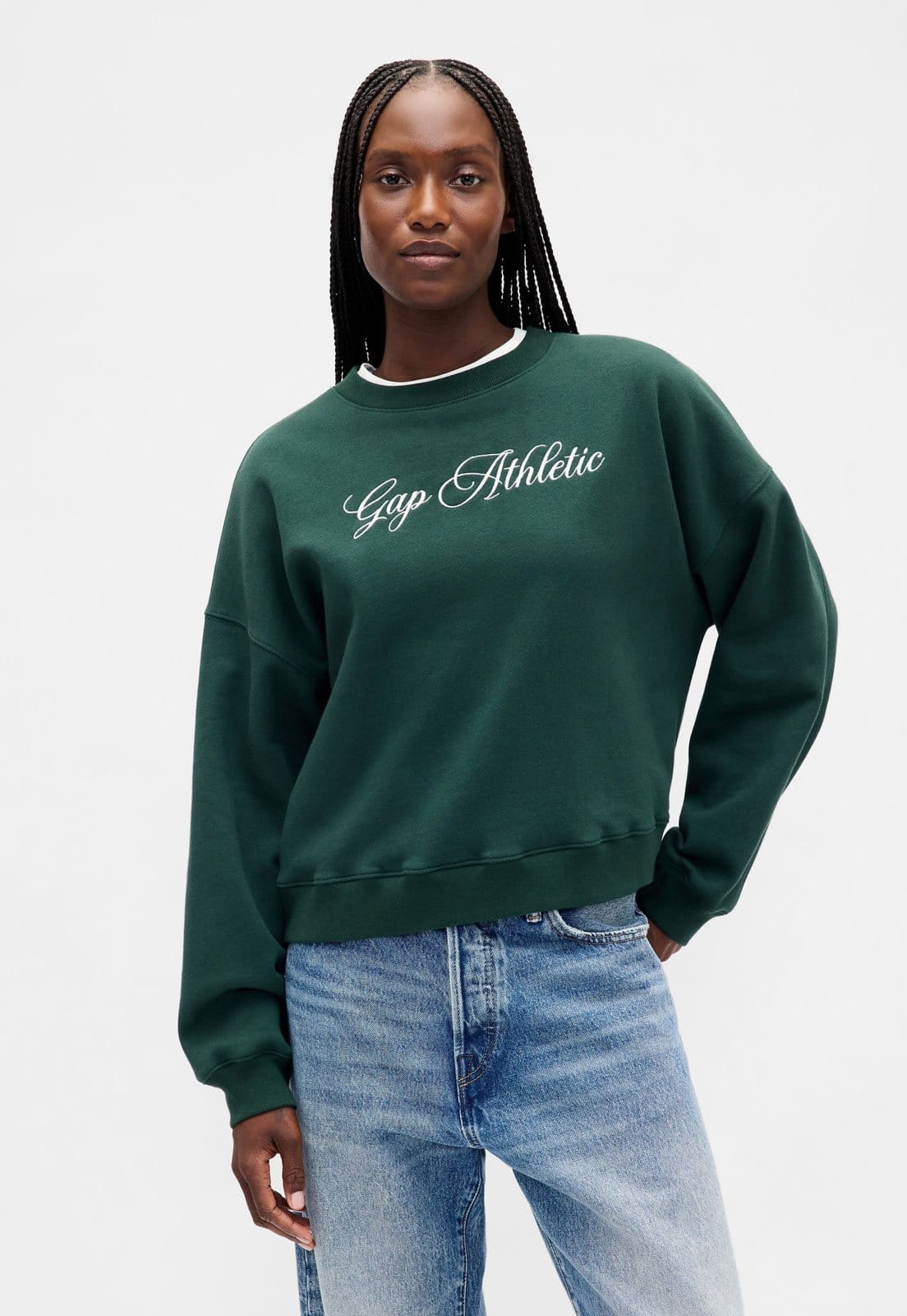 Blusa de Moletom Feminina GAP Athletic Escuro