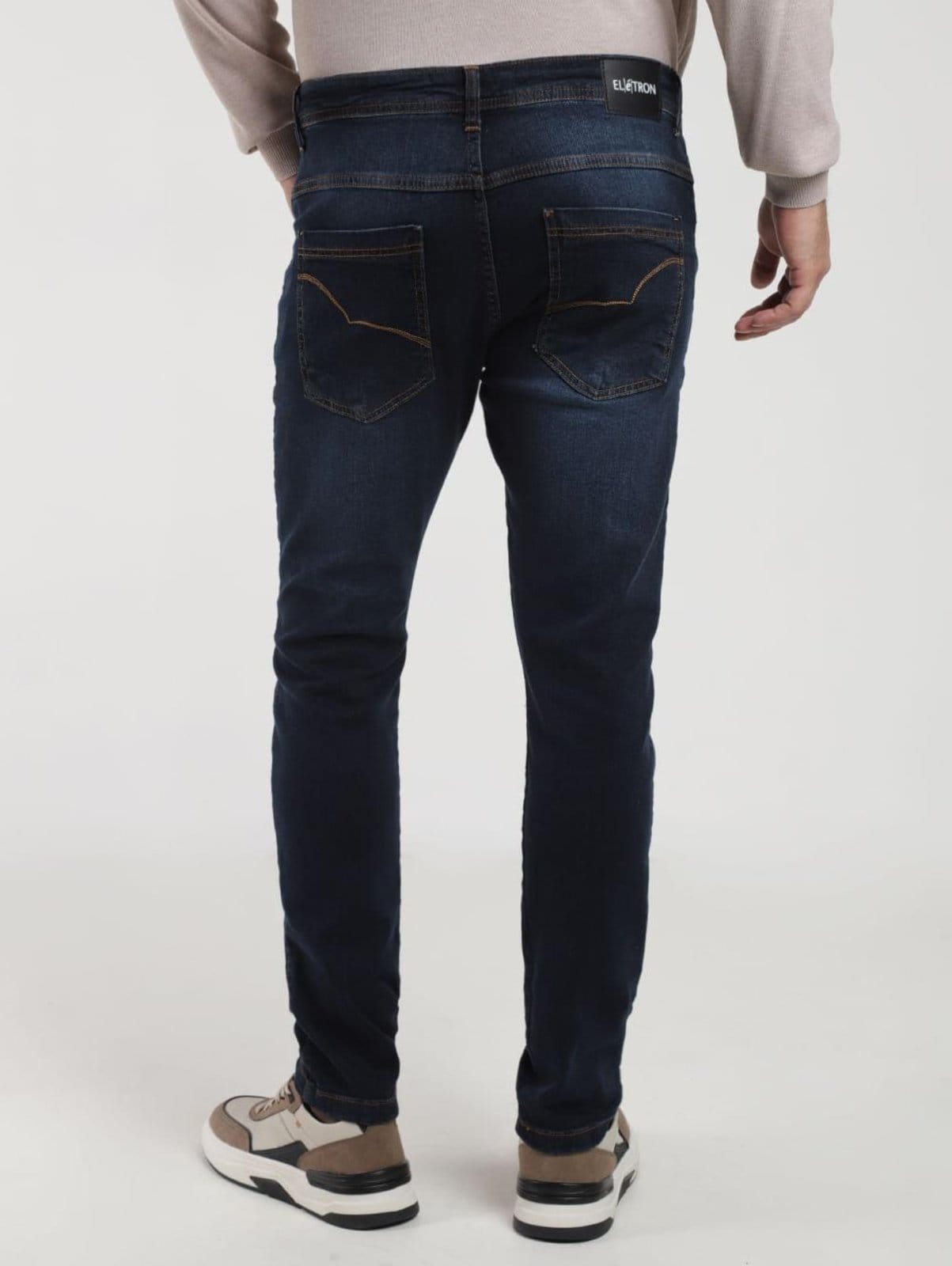 Vista 2 Calça Jeans Skinny Eletrón Masculina Elétron azul