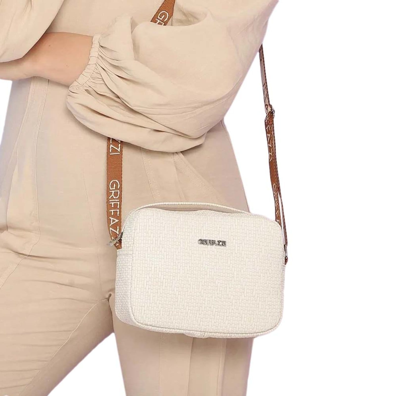 Vista 2 Bolsa Griffazzi Marfim Griffazzi multicolorido