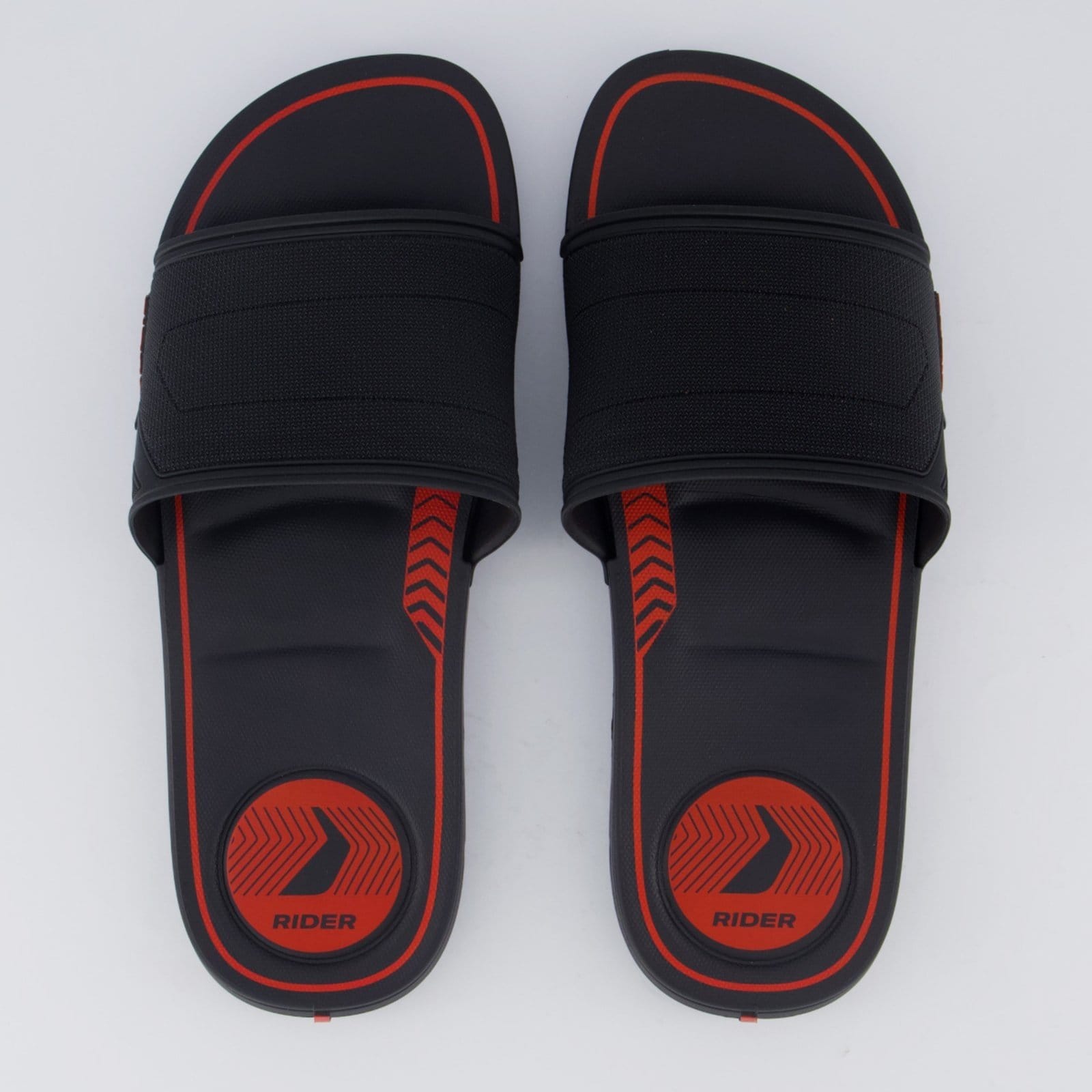 Chinelo Slide Rider Start e Vermelho
