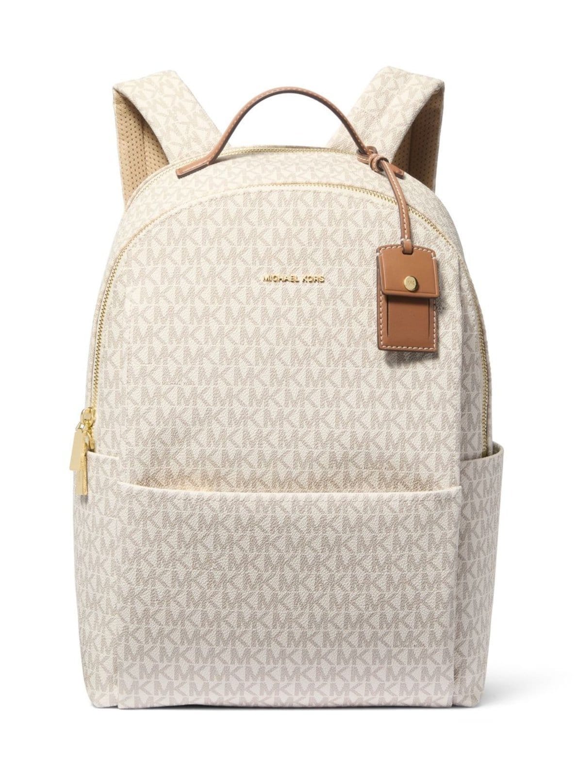 Vista principal Mochila Sable Grande Em Logo 30T5G3XB3B149 Michael Kors branco