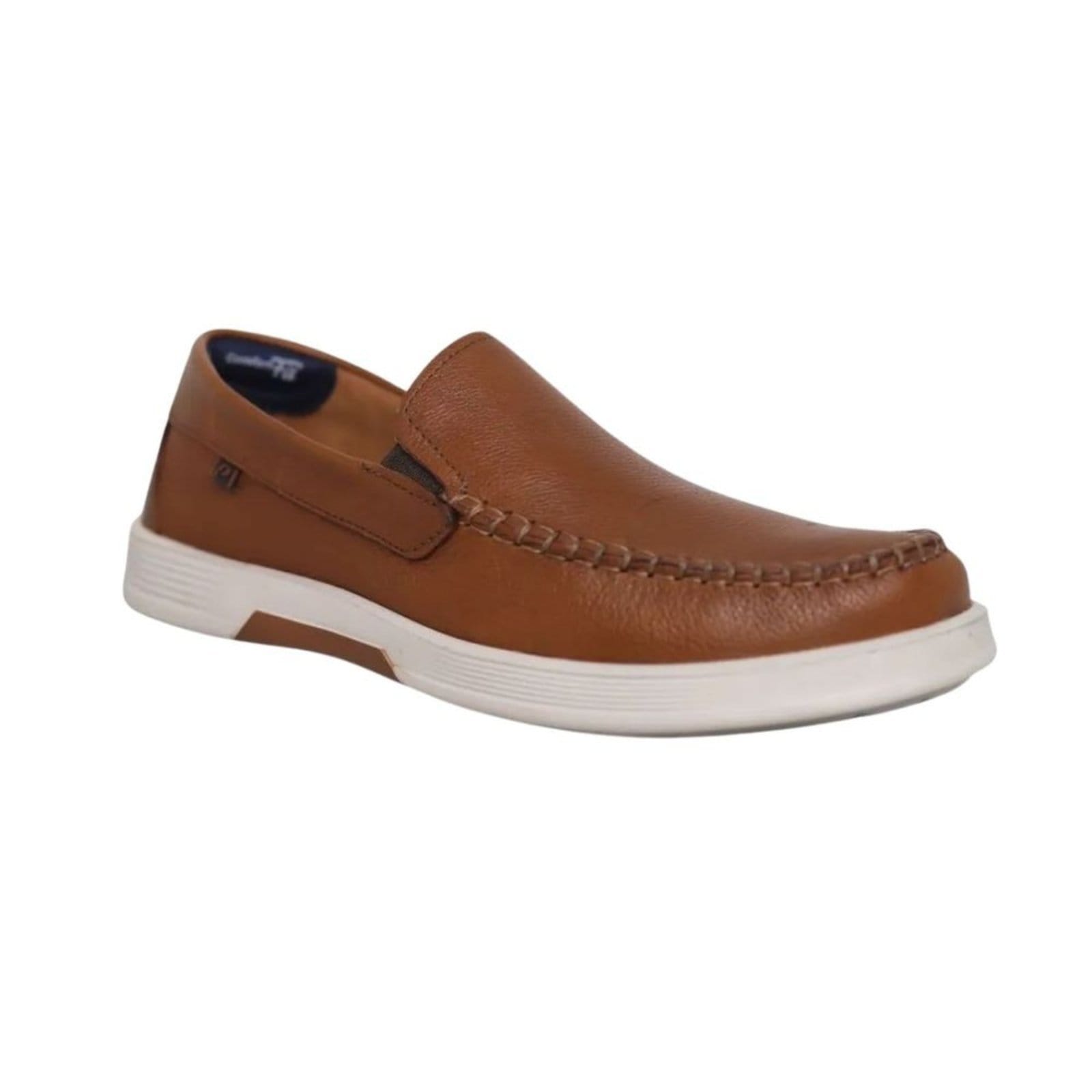 Vista 2 Sapato Mocassim Masculino Slip On Pegada PEGADA marrom