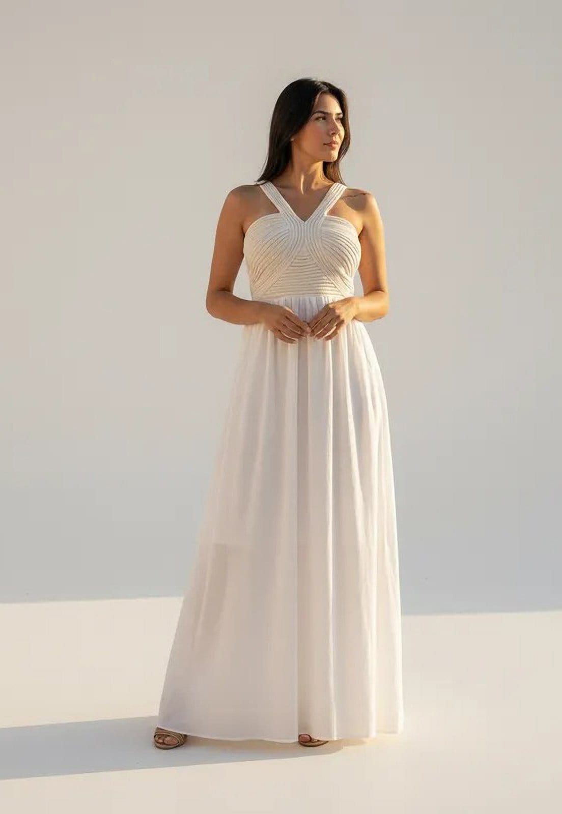 Vestido CabanaFree Alvorada Longo Luz Serena