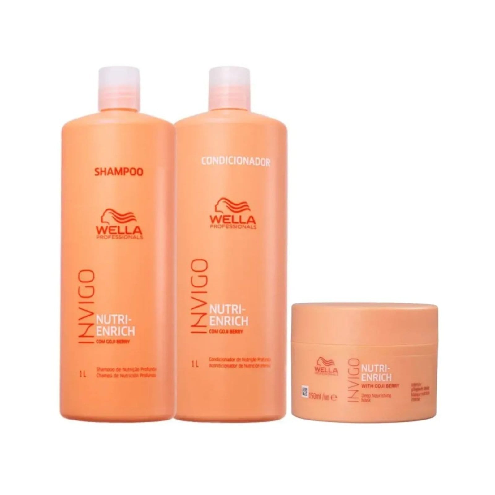 Vista principal Wella Kit Nutri Enrich - 3 Produtos Wella unico