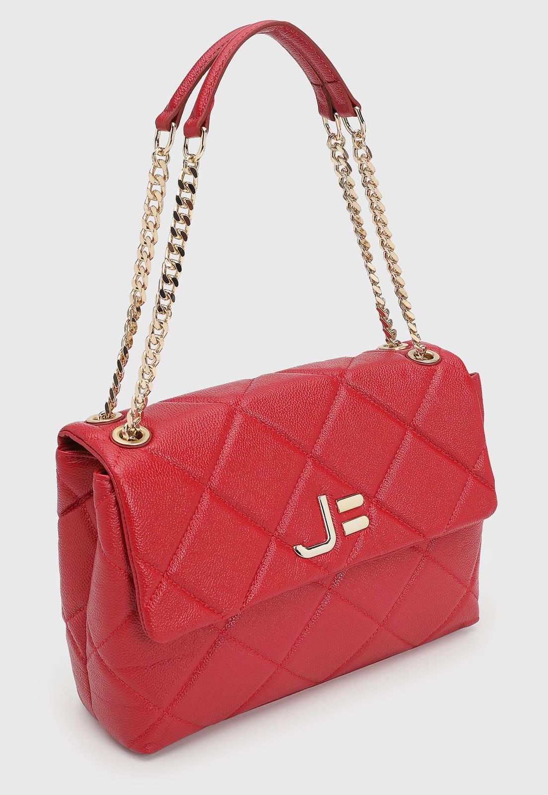 Bolsa Feminina Jorge Bischoff Matelassê Vermelha - 2